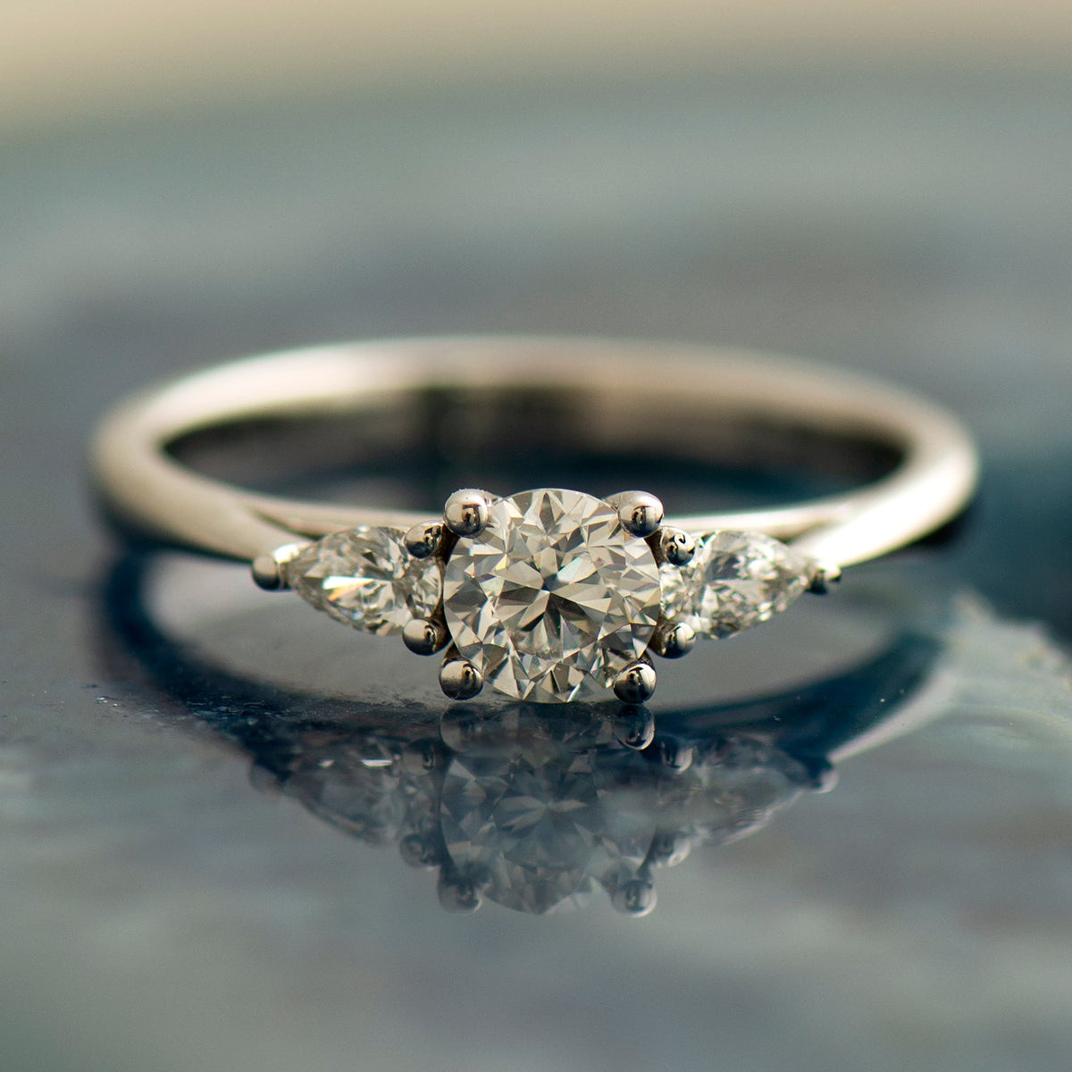 Three Stone Engagement Ring