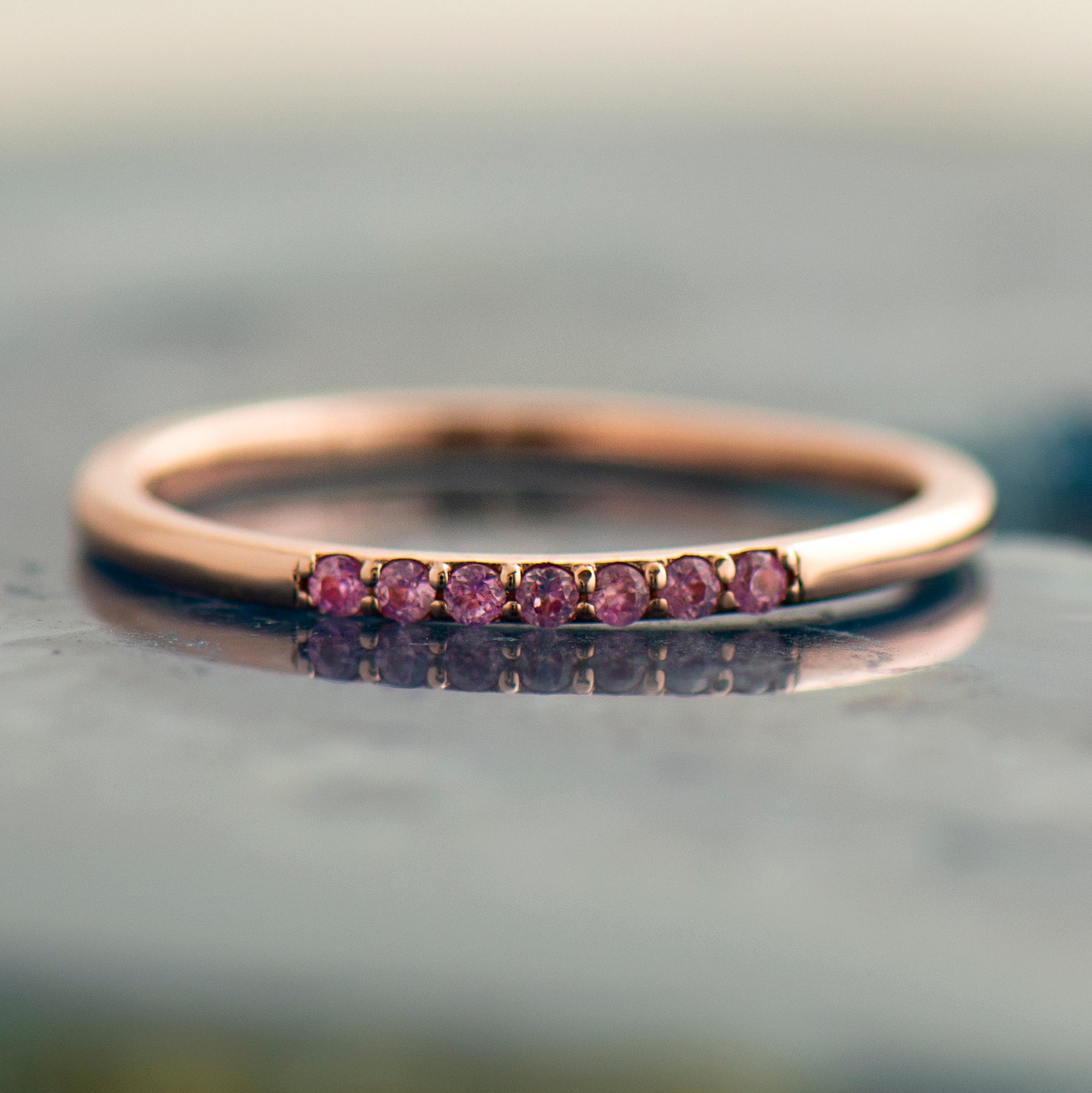 Pink Sapphires Ring