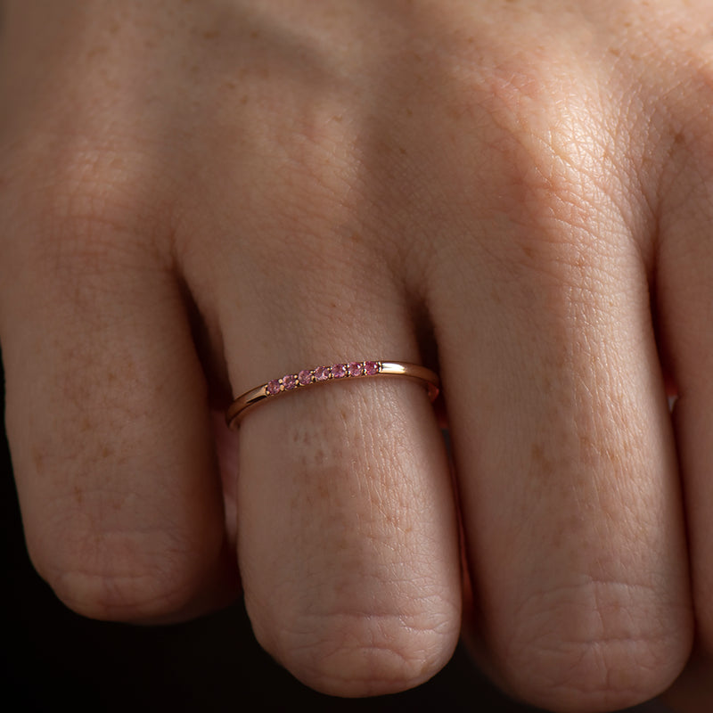Pink Sapphires Ring