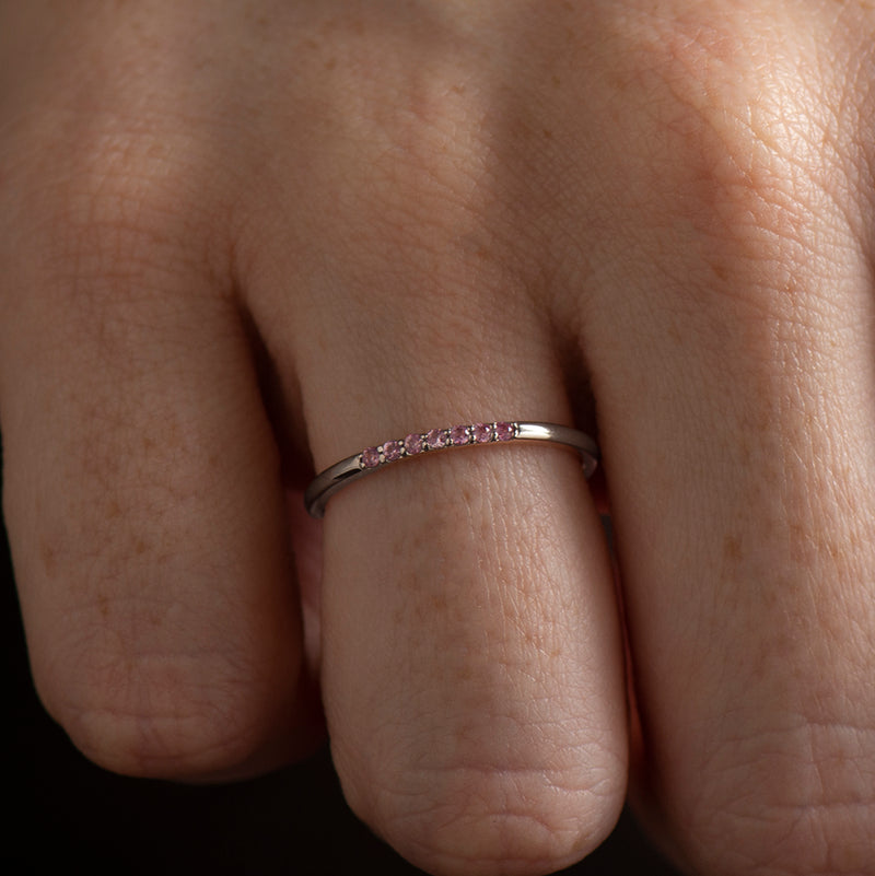Pink Sapphires Ring