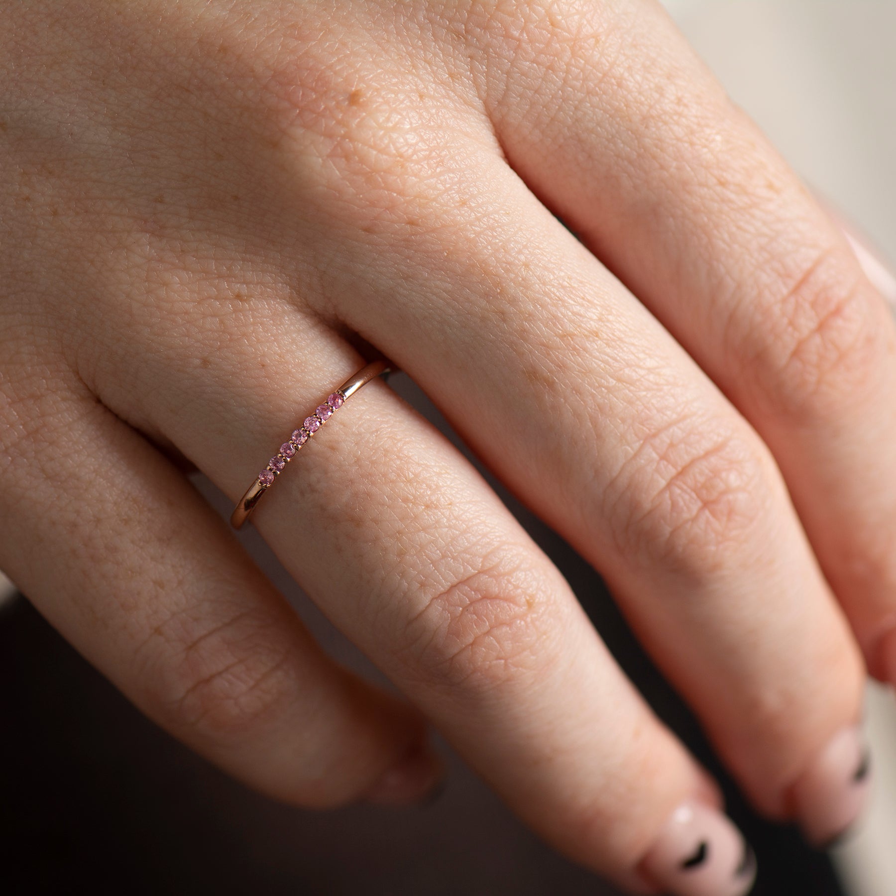 Pink Sapphires Ring