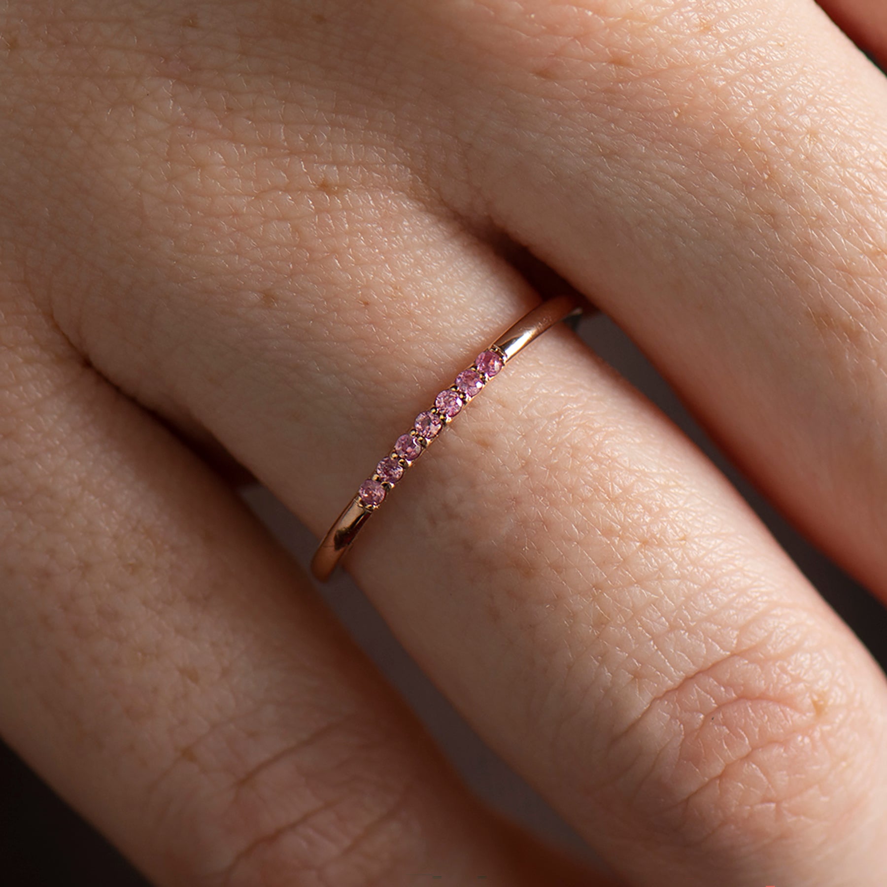 Pink Sapphires Ring