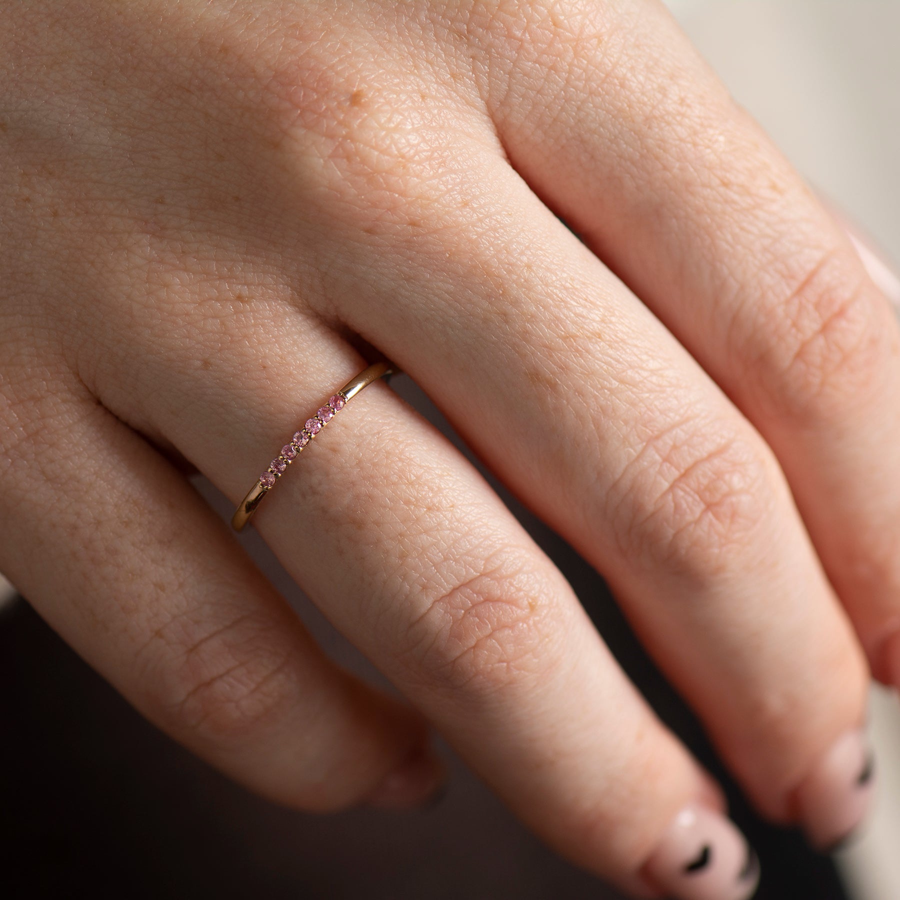 Pink Sapphires Ring