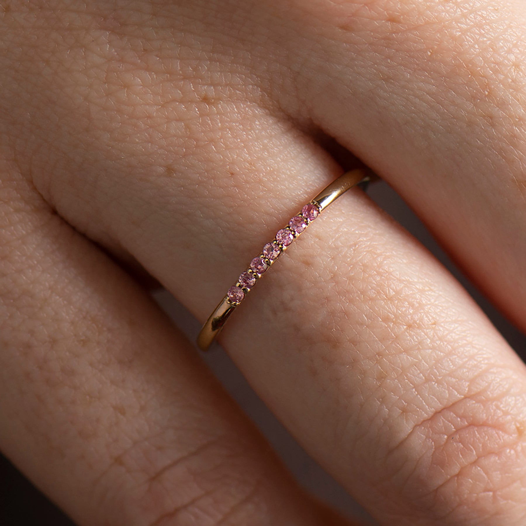 Pink Sapphires Ring