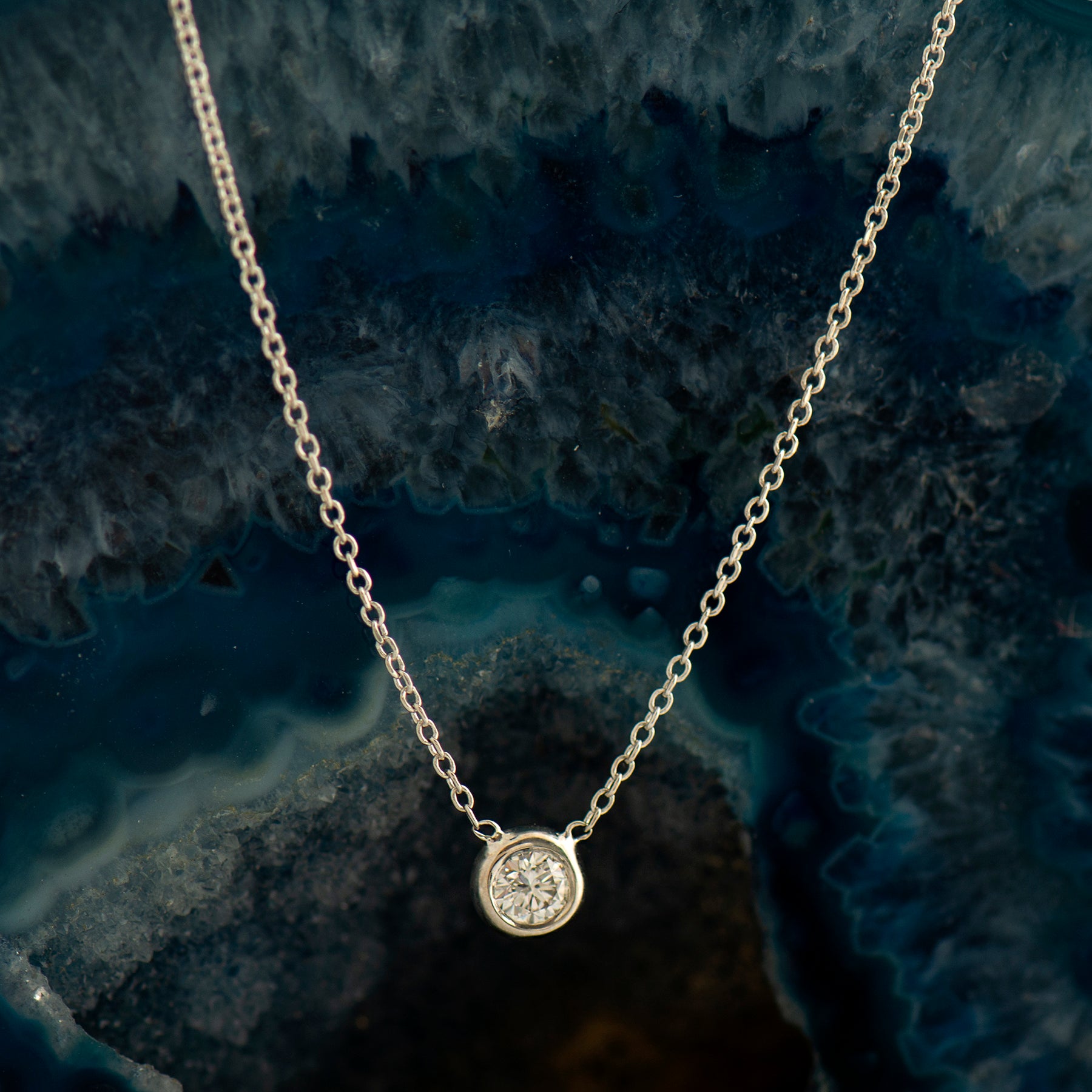 Diamond Solitaire Pendant