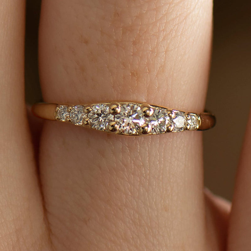 Engagement Simple Gold Rings