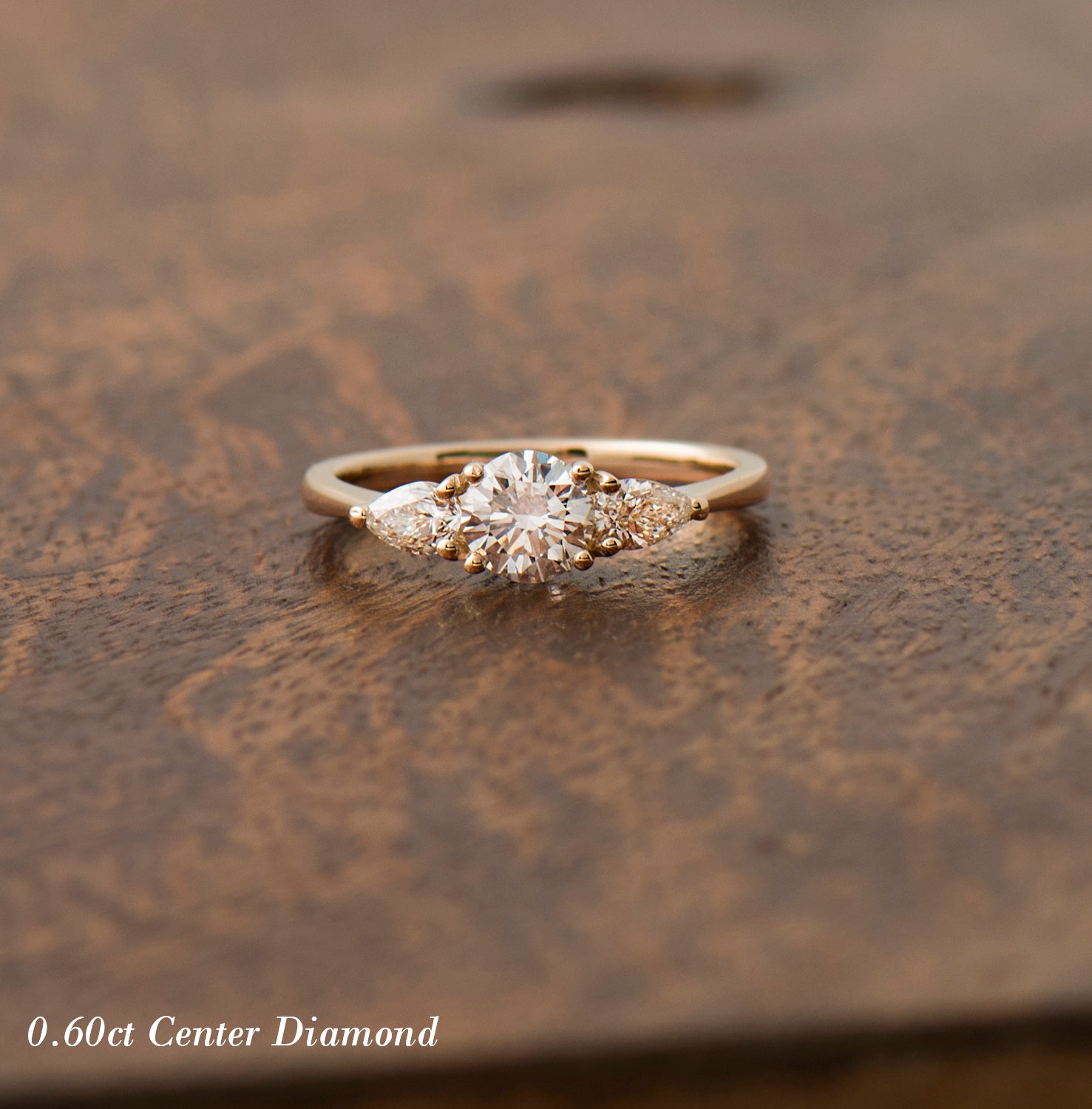 The 3 Stone Ring - Round & Pears