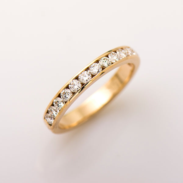 The Channel Set Diamonds Ring