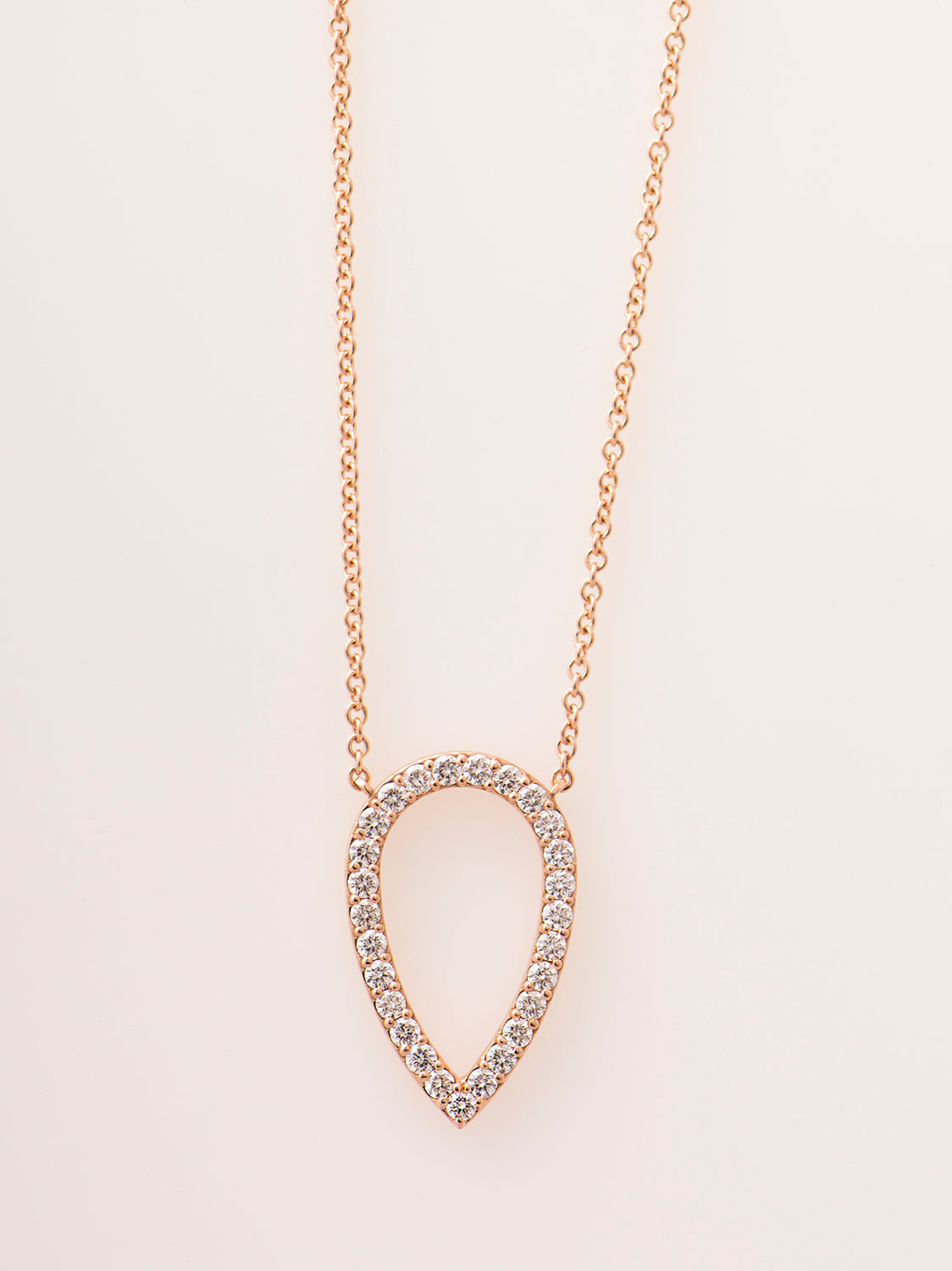 Pear Diamonds Necklace