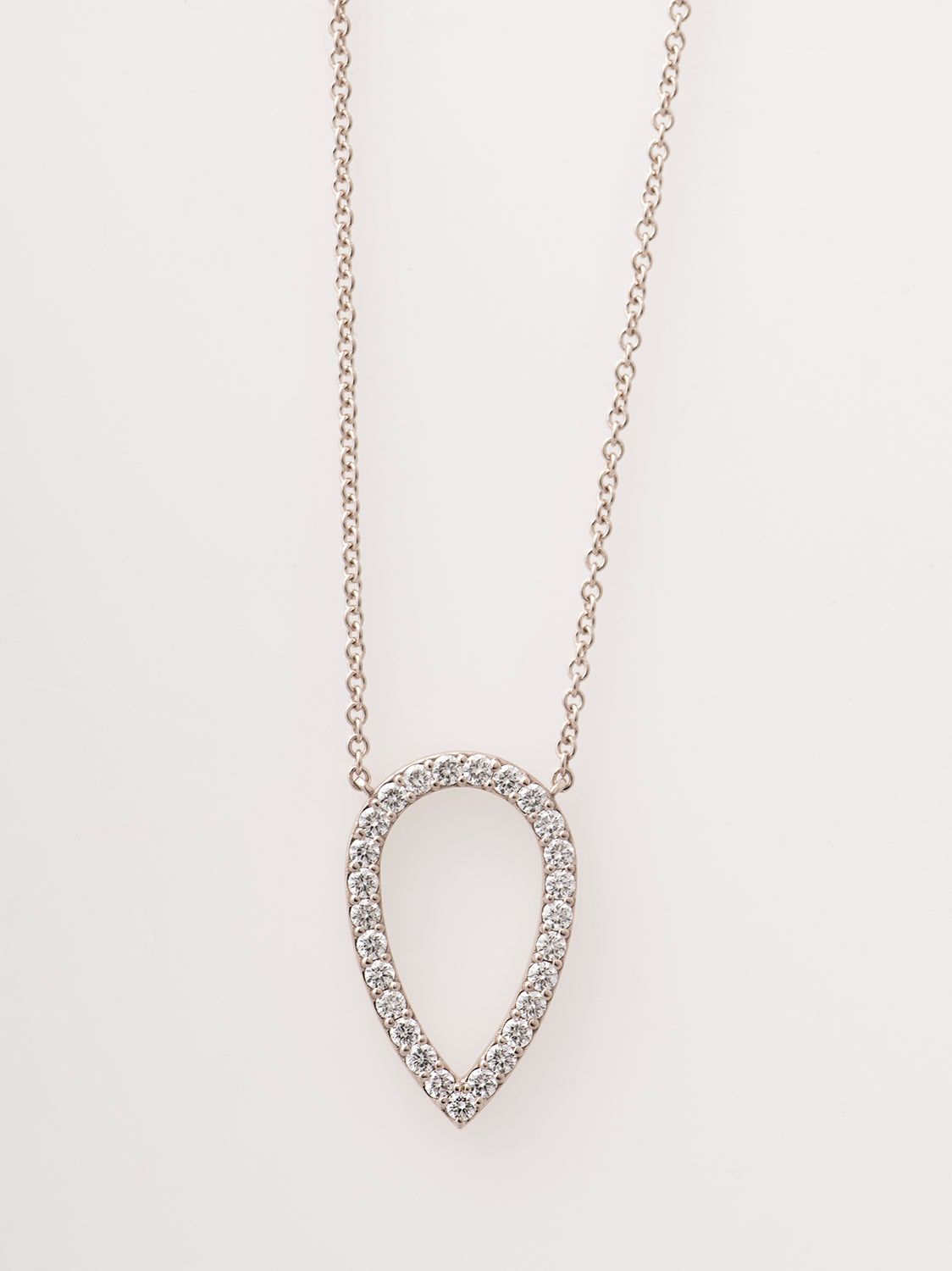 Pear Diamonds Necklace