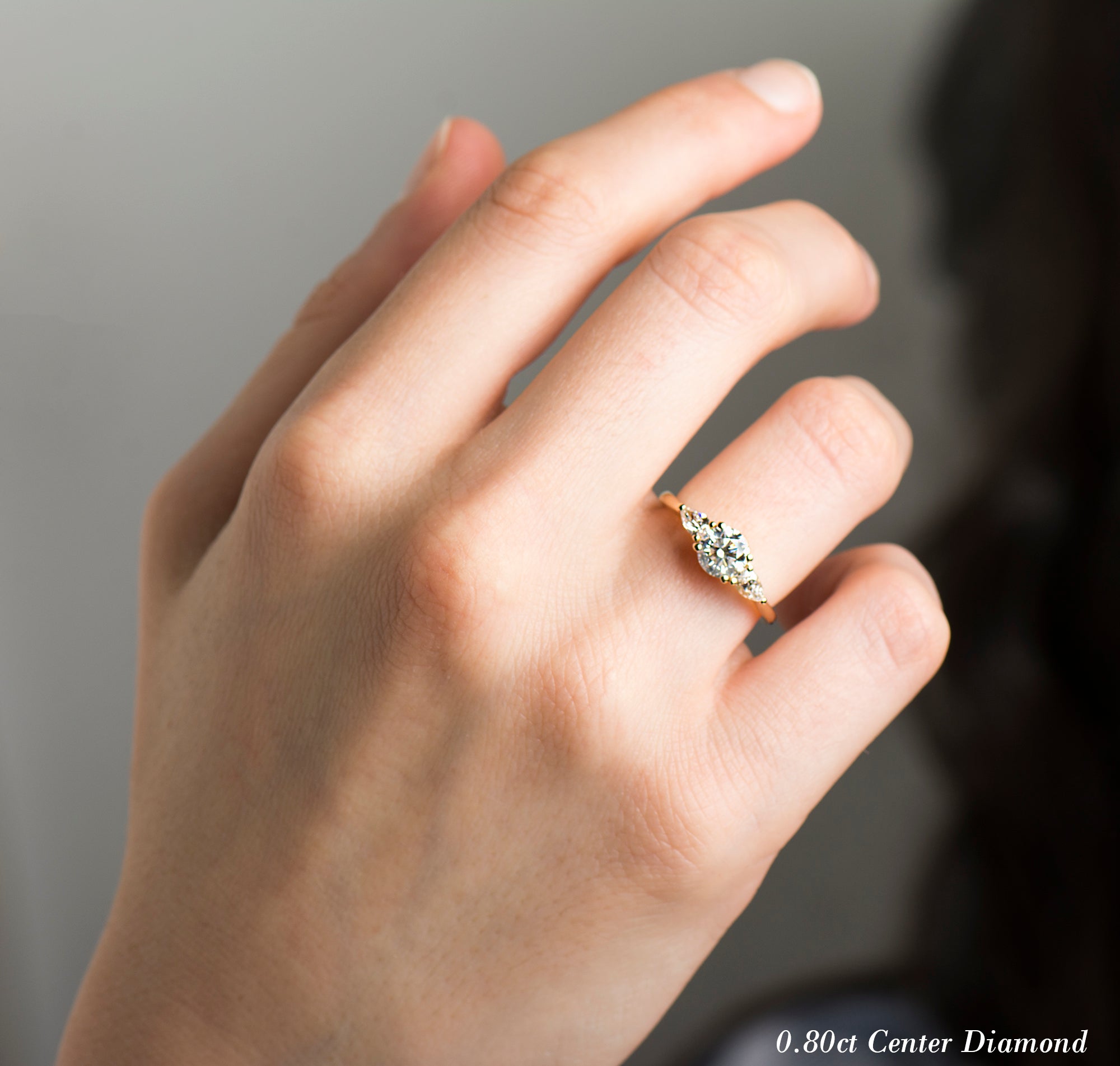 Three Stones Engagement Ring