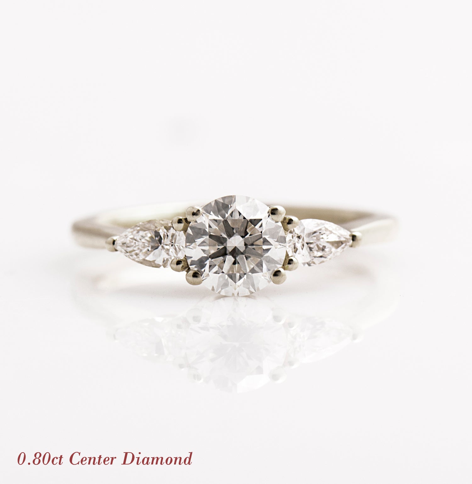 The 3 Stone Ring - Round & Pears