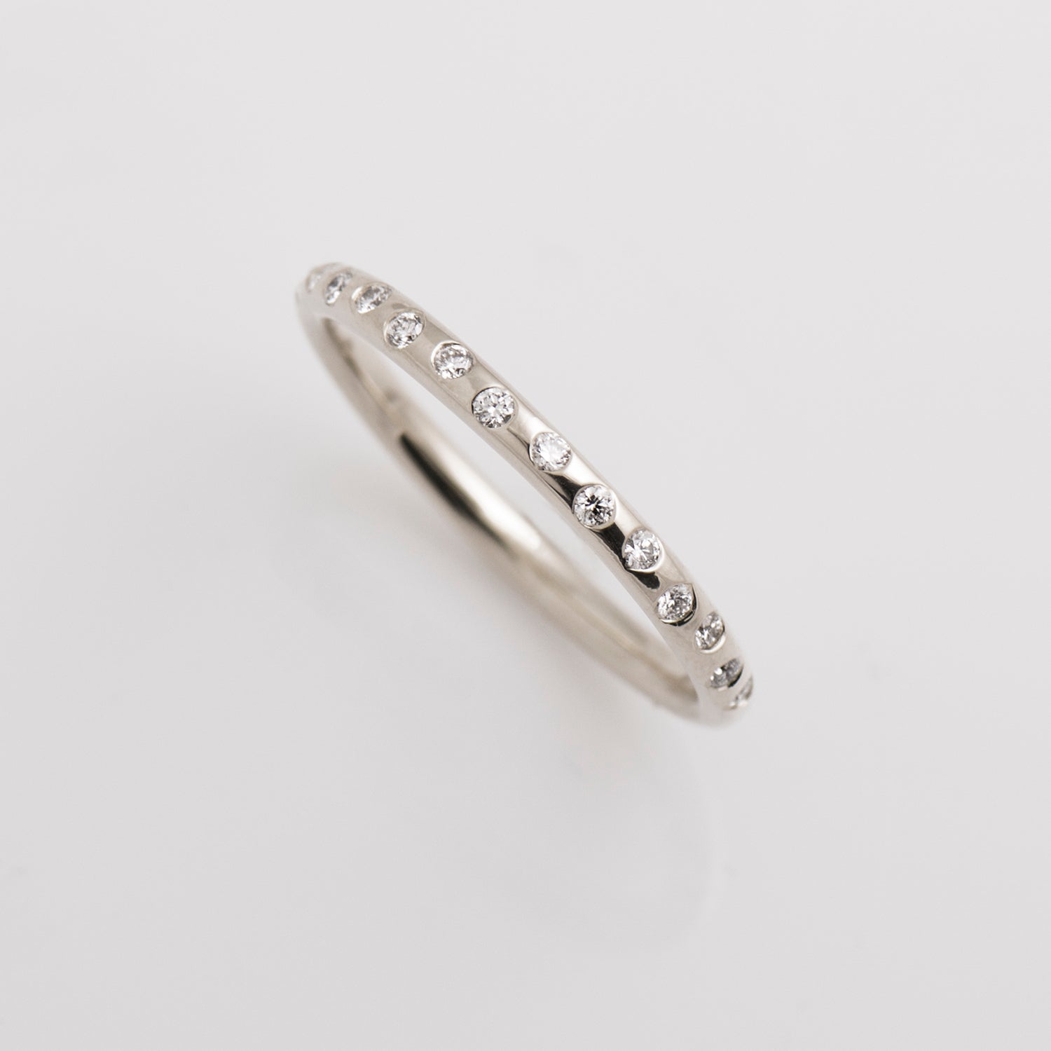 Zig Zag Half Eternity Ring