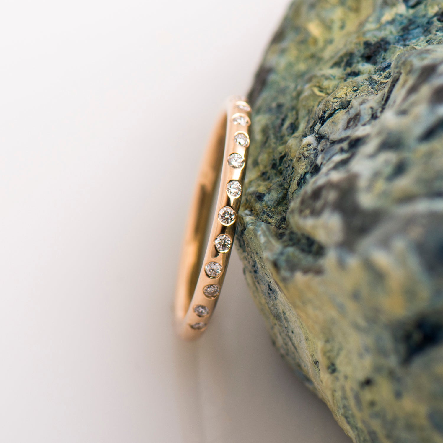 Zig Zag Half Eternity Ring