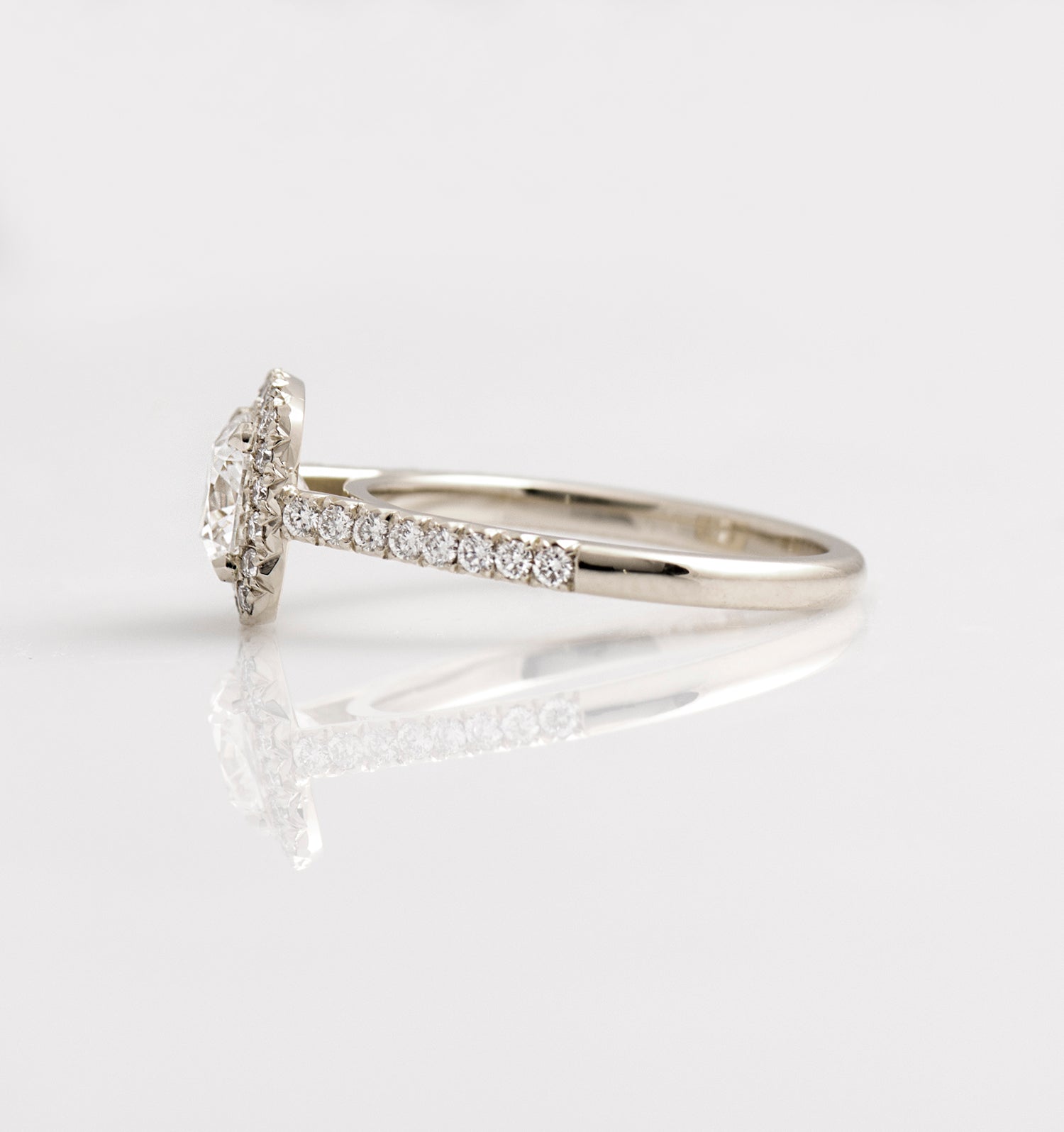 The Cushion Halo Ring