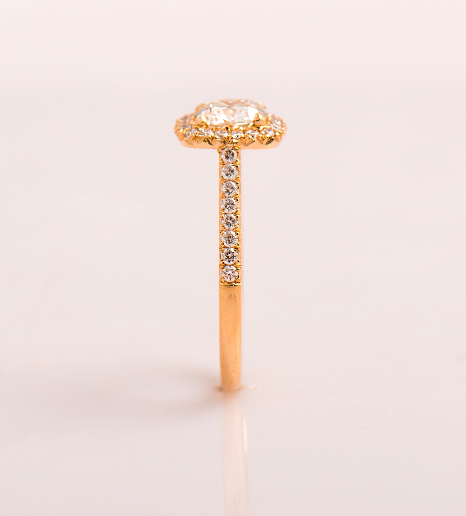 The Cushion Halo Ring