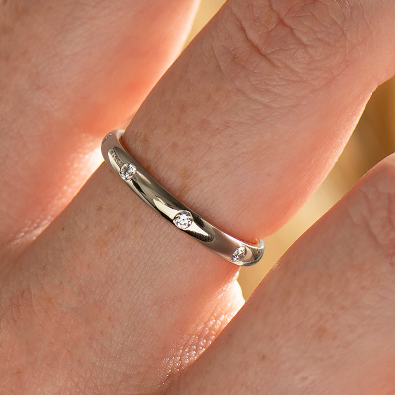2.5 mm Evenly Spaced Eternity Ring