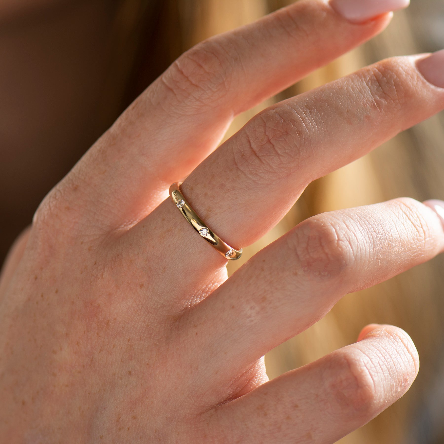 2.5 mm Evenly Spaced Eternity Ring