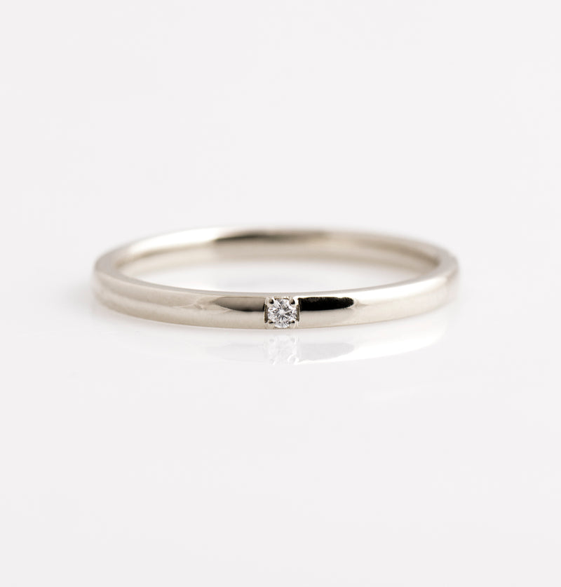 2mm wedding band - square-profile with hammered texture - SJS Smith  Jewellery