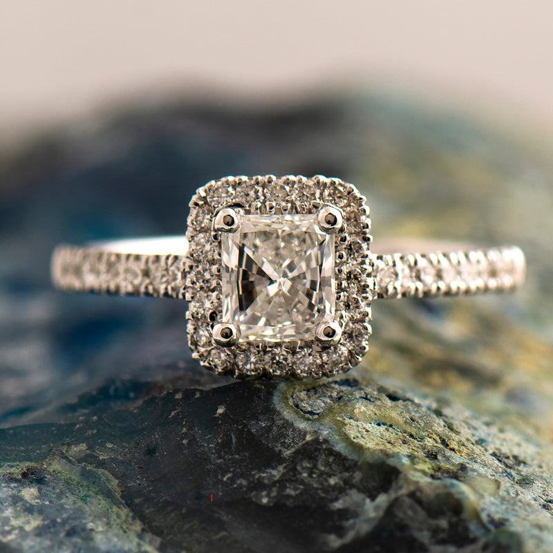 Halo Cut Engagement Rings: Lab Diamonds | 12FIFTEEN