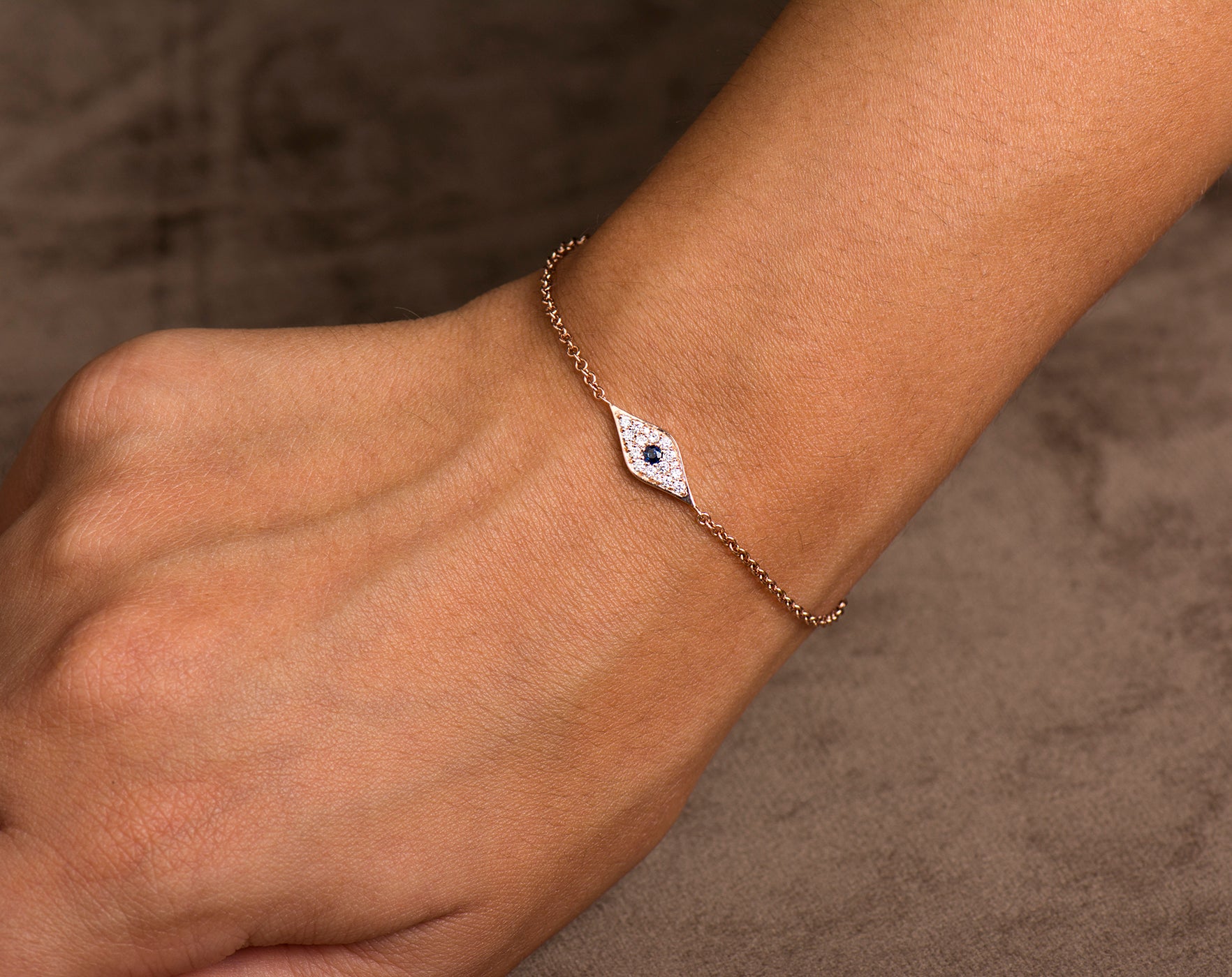 Evil Eye Diamond Bracelet