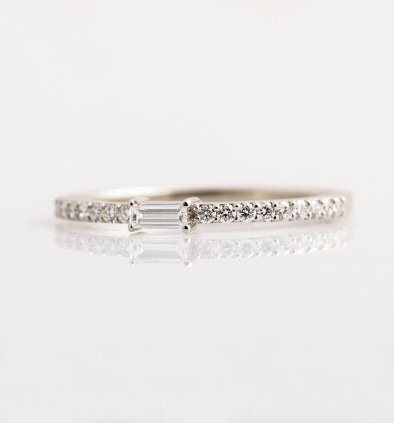 Baguette Diamond Ring With Sides