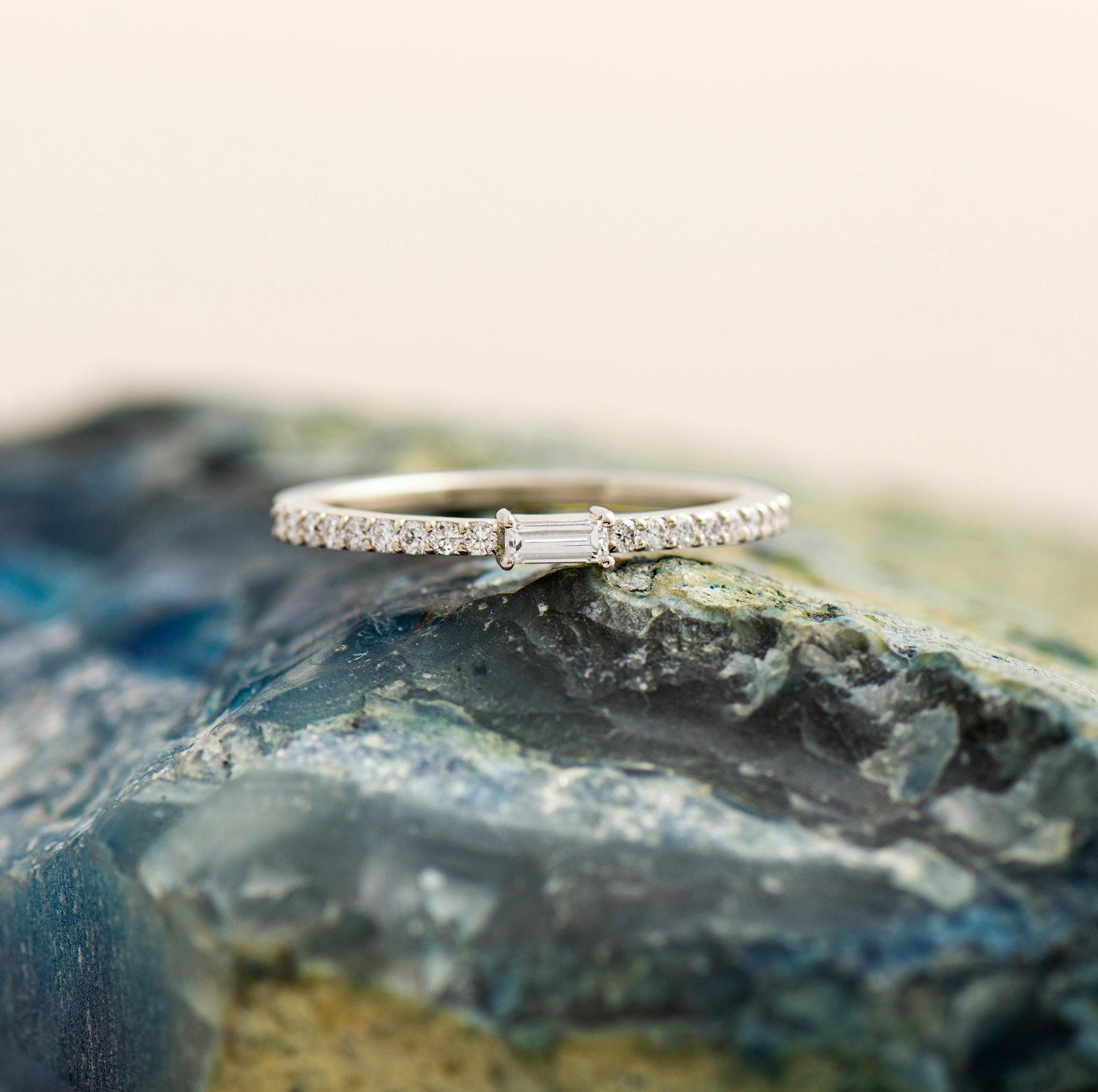 Baguette Diamond Ring With Sides