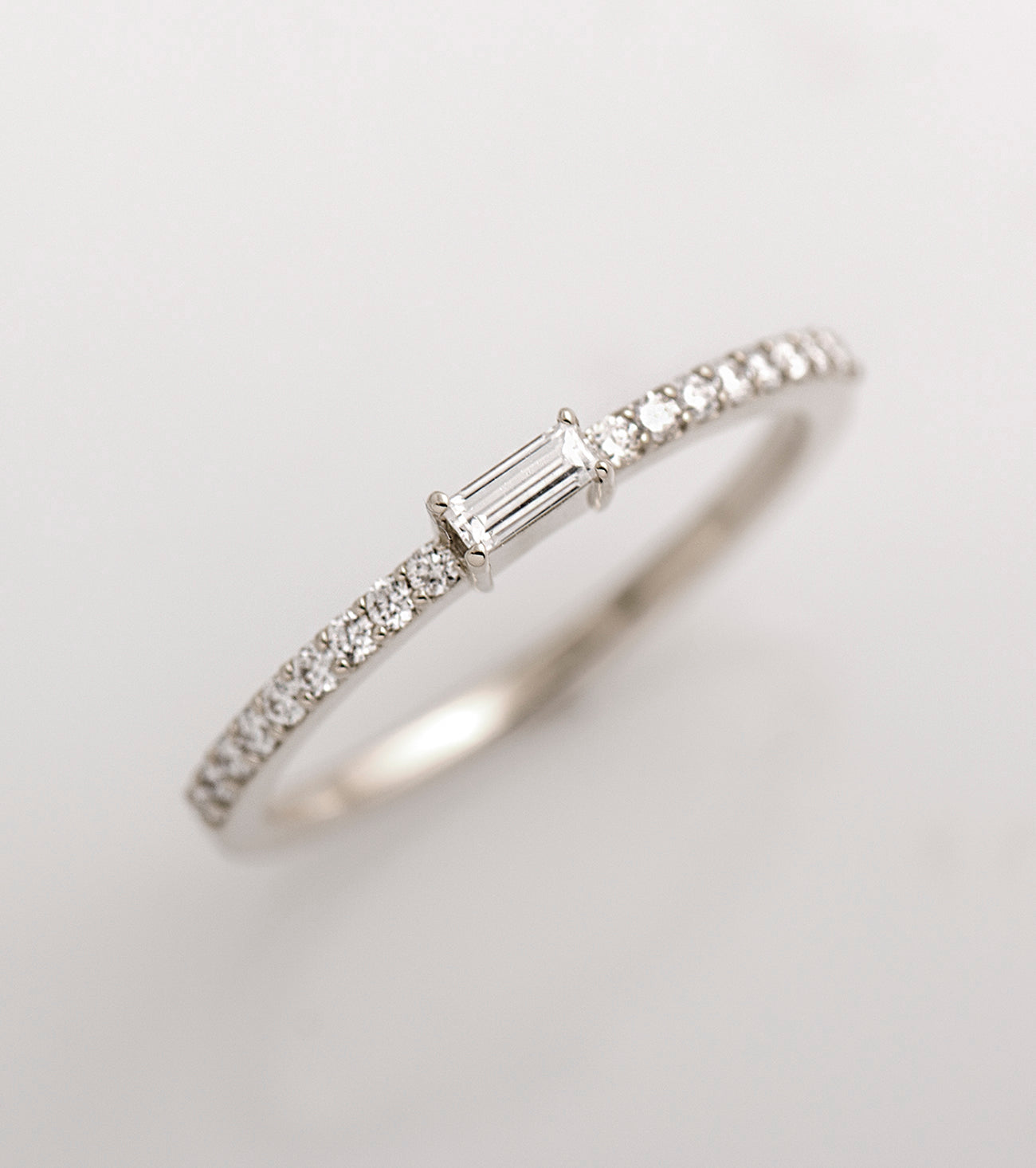 Baguette Diamond Ring With Sides