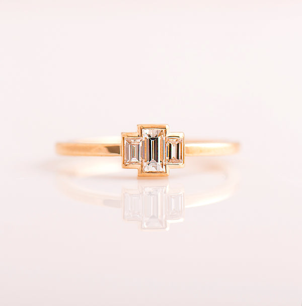 Baguette Engagement Ring