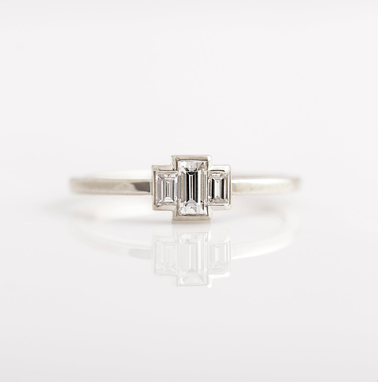 Baguette Engagement Ring