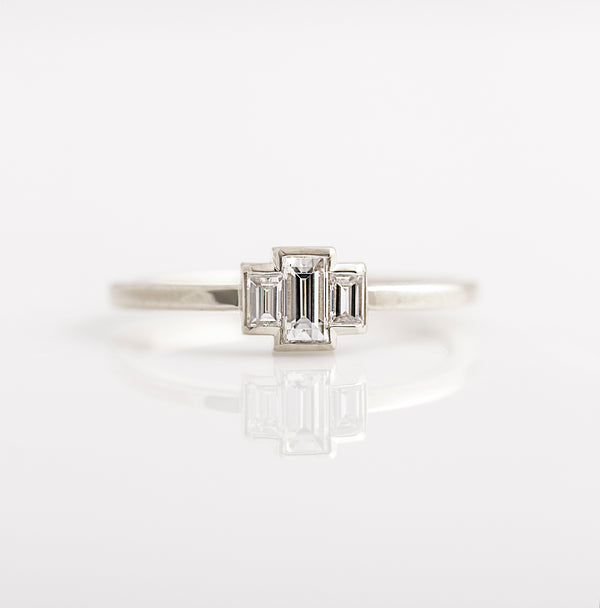 Baguette Engagement Ring