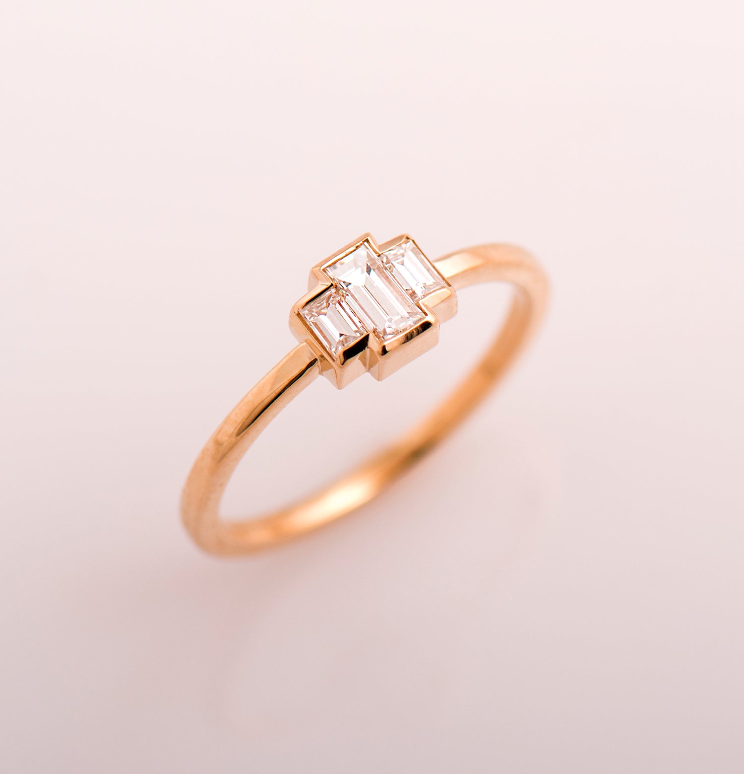 Baguette Engagement Ring