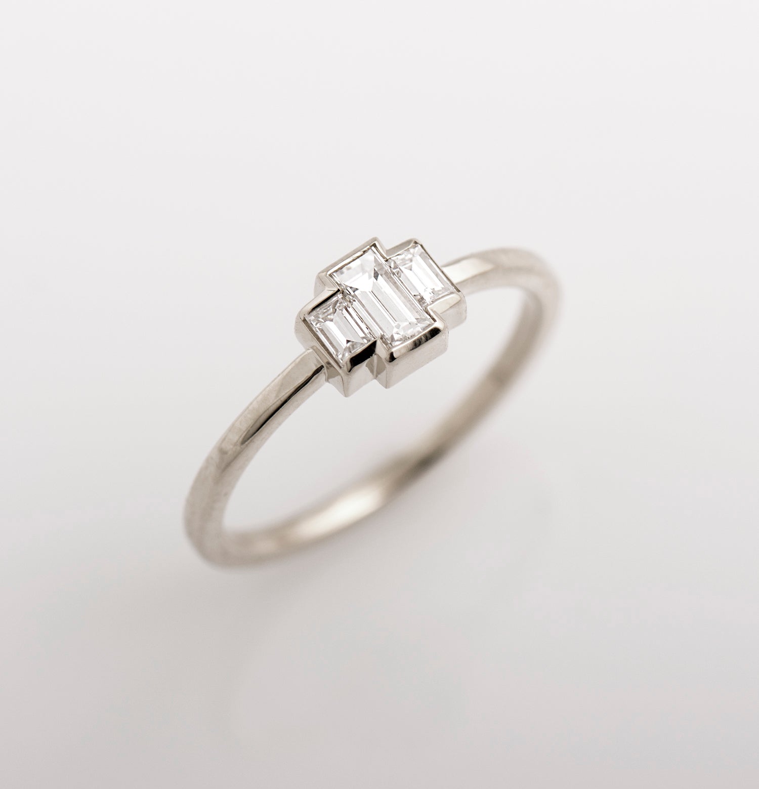 Baguette Engagement Ring