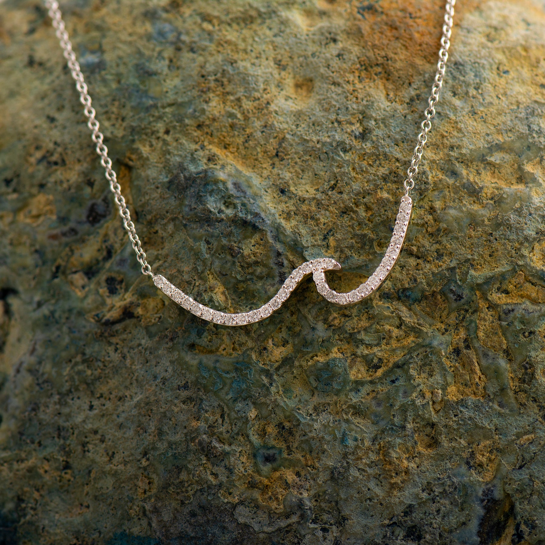 Wave Diamond Necklace