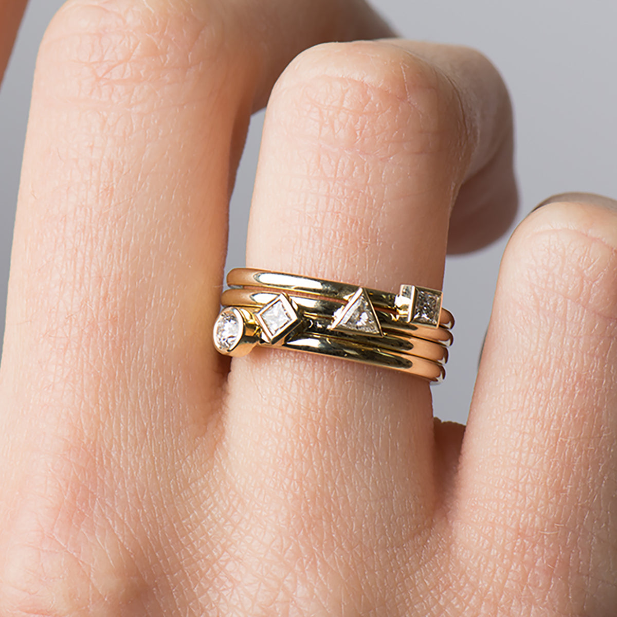 Stackable Rings Set | Stacking Rings | Nir Oliva Jewelry
