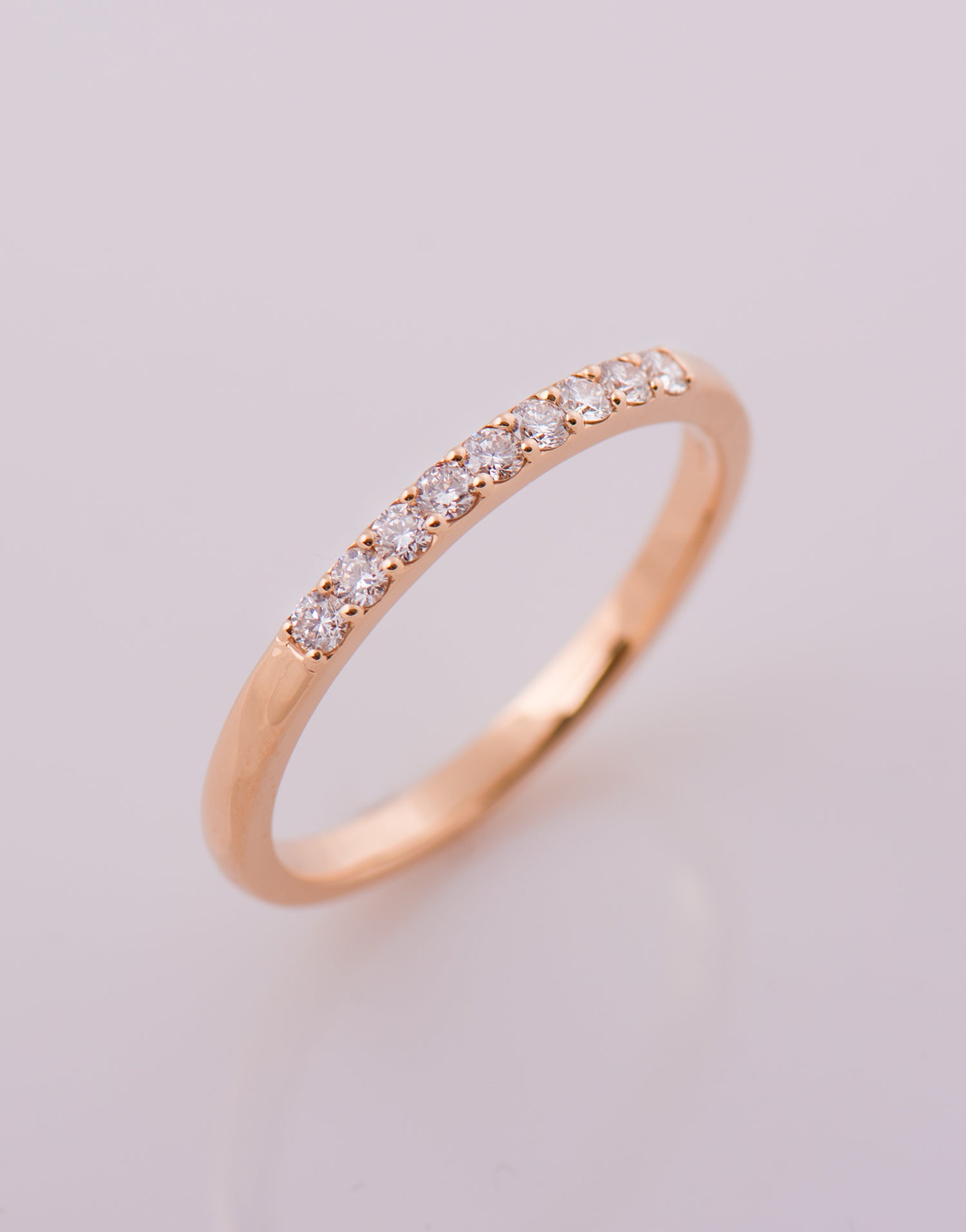 2 mm 9 Diamonds Ring