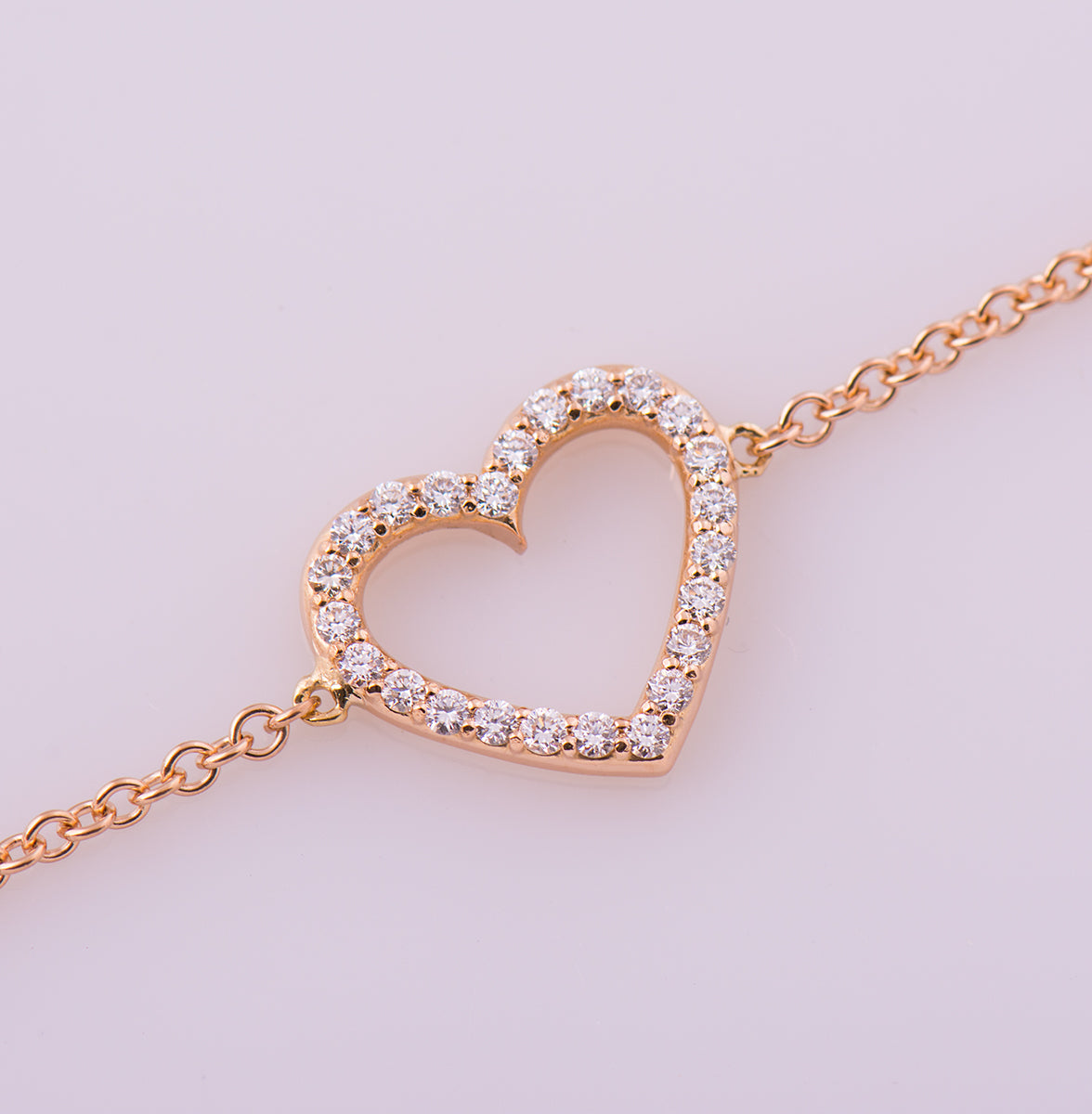 Heart Diamond Bracelet