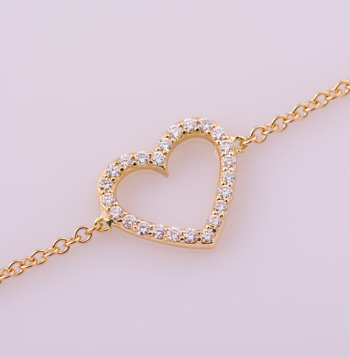 Heart Diamond Bracelet