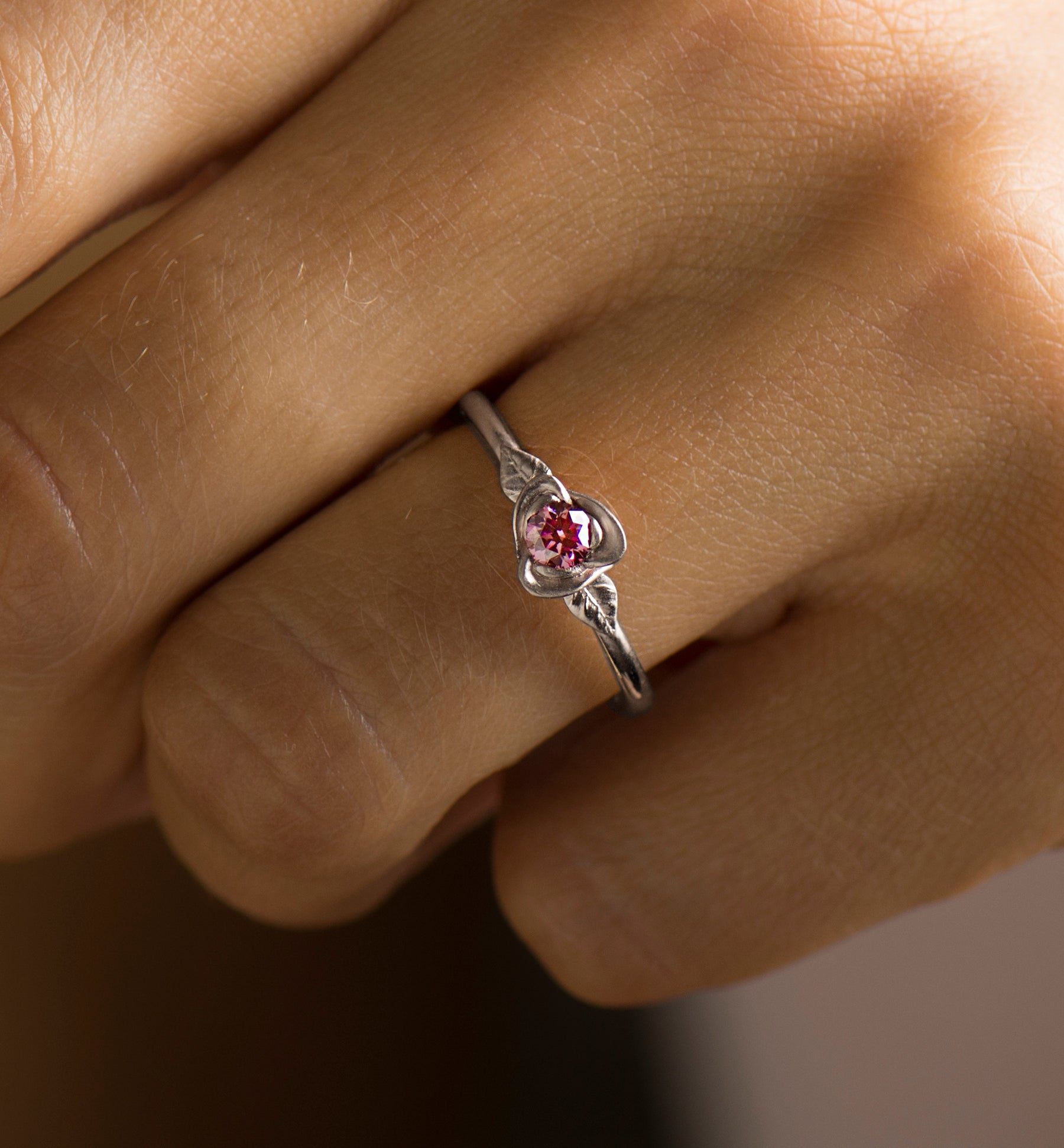 Flower Engagement Ring