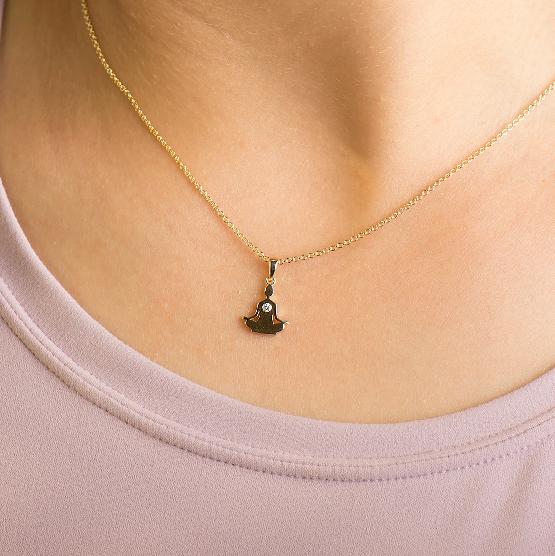 Yoga Gold Necklace