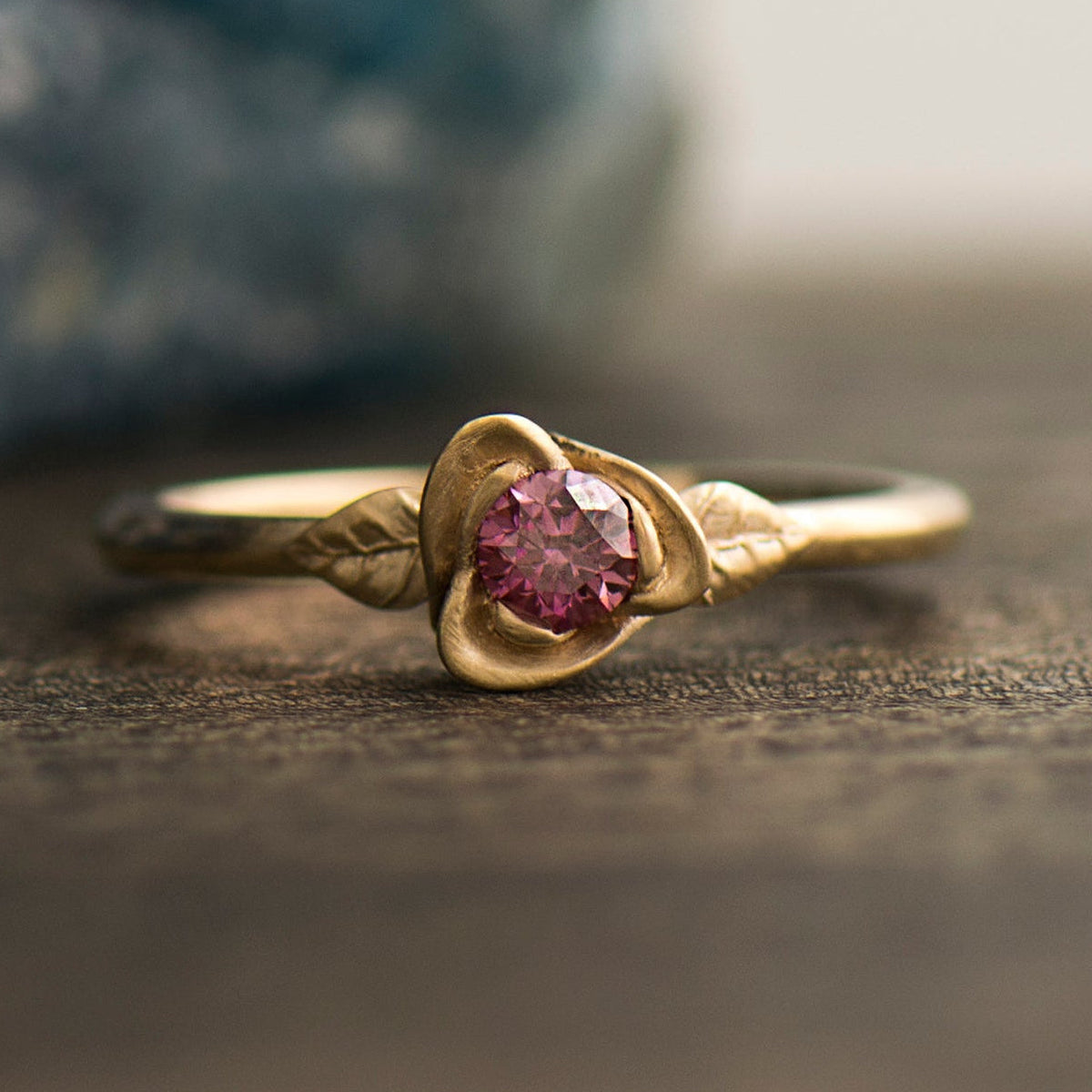Flower Engagement Ring