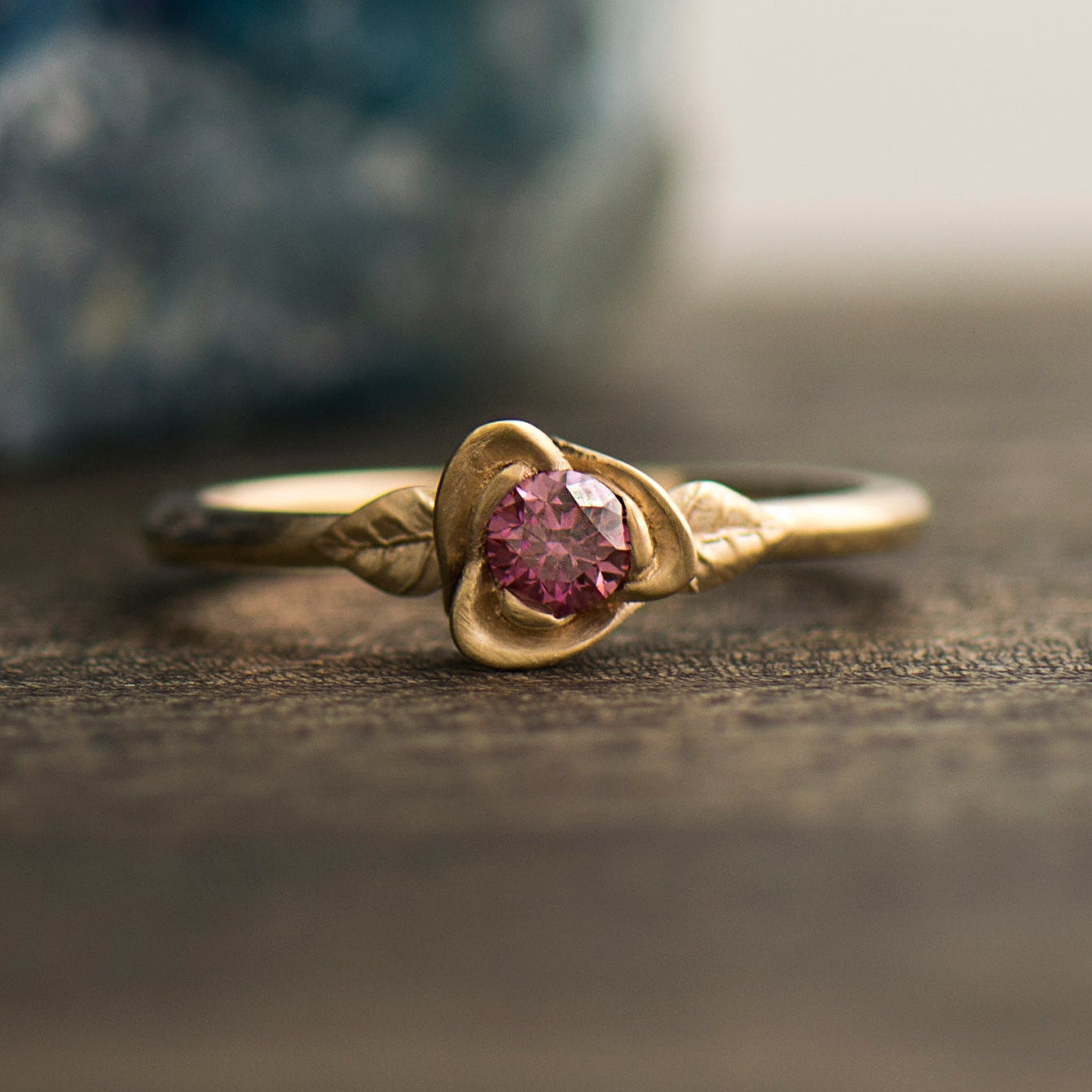 Flower Engagement Ring