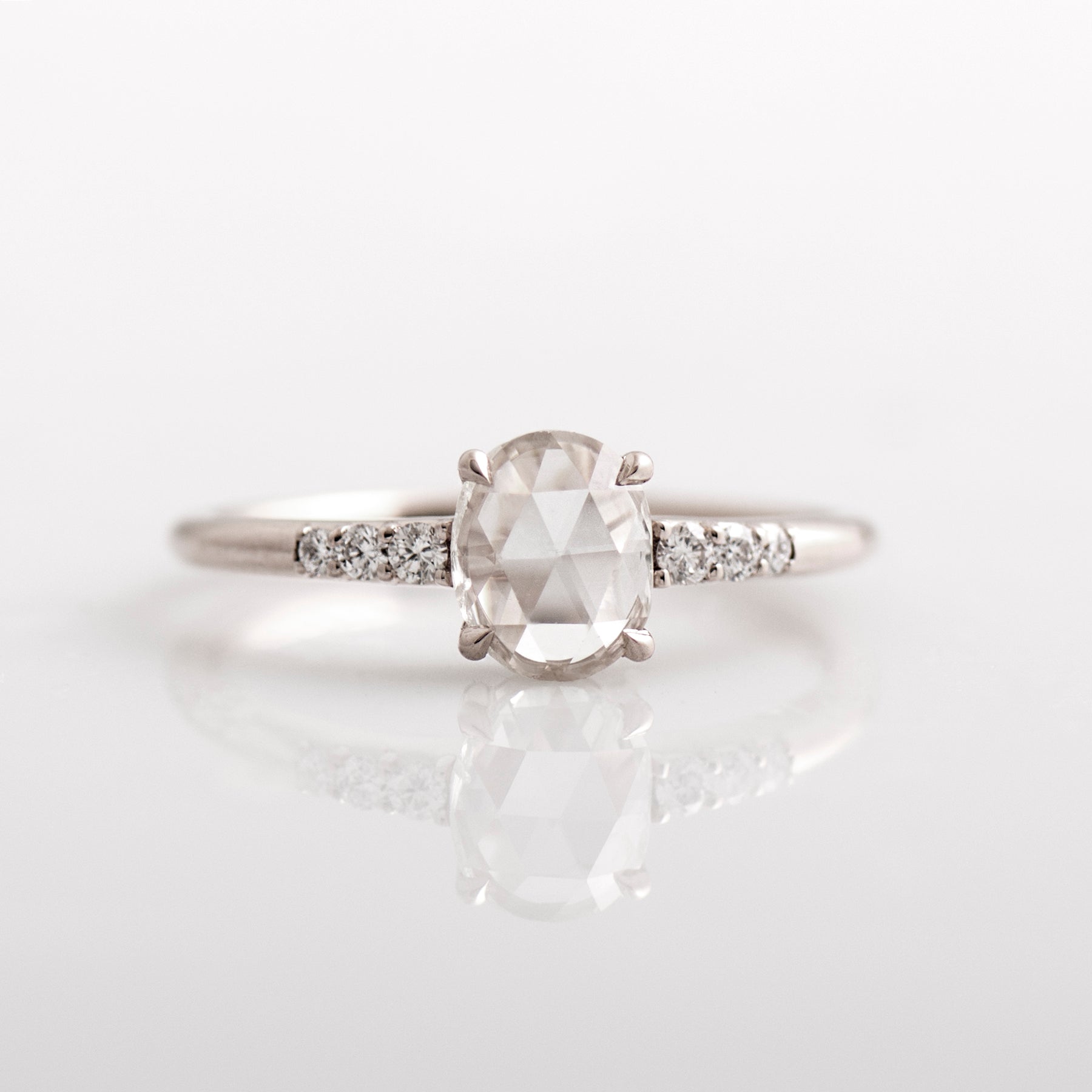 Rose Cut Diamond Ring