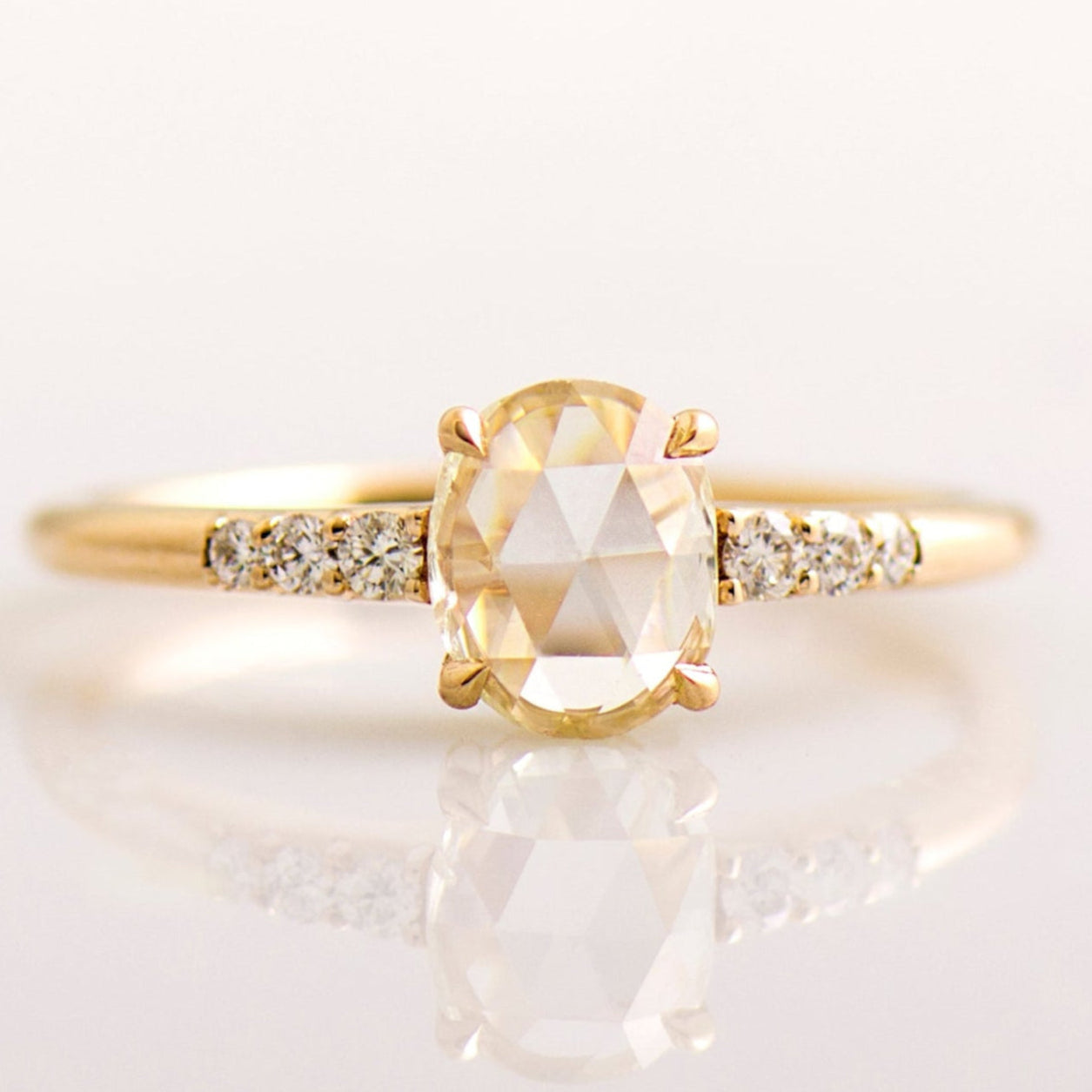Rose Cut Diamond Ring