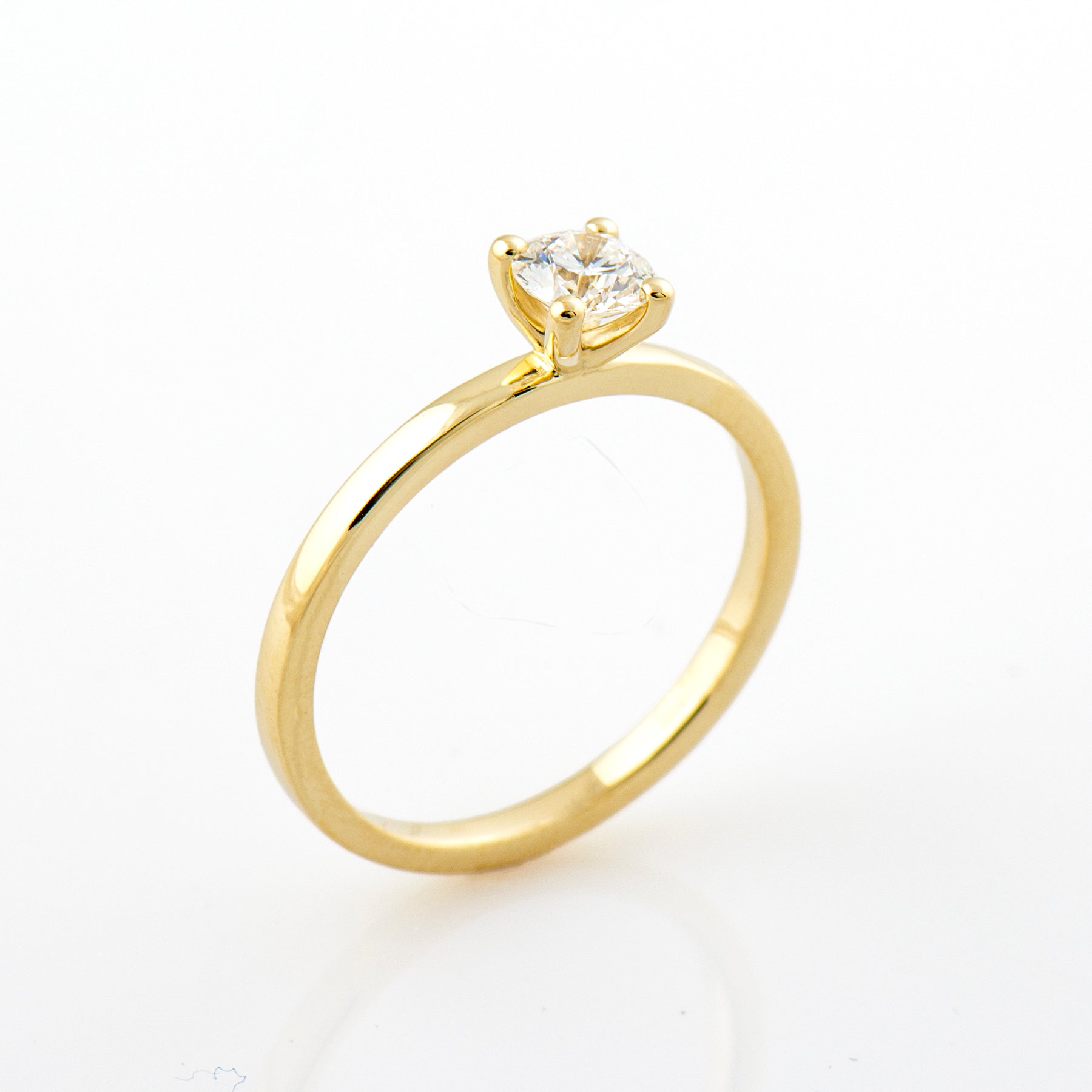 Solitaire Diamond Ring Set