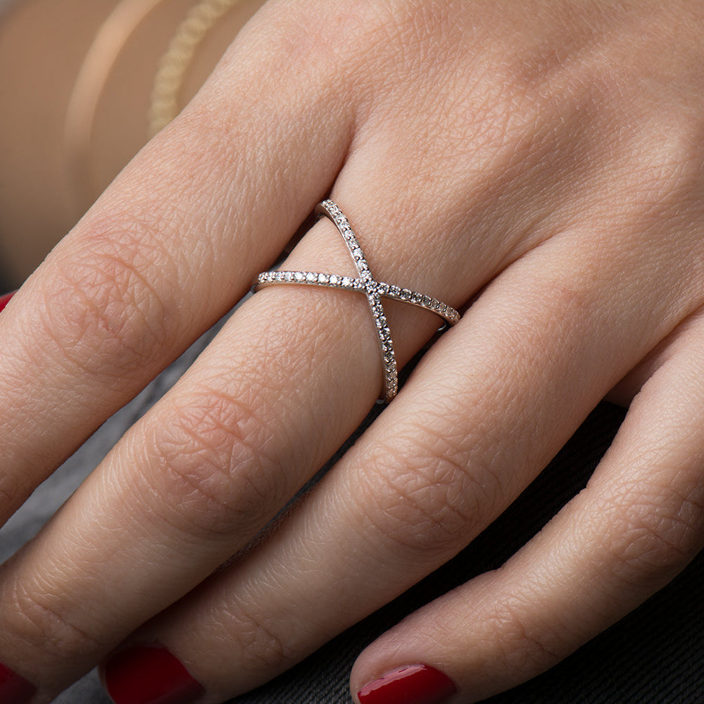 X Diamond Ring