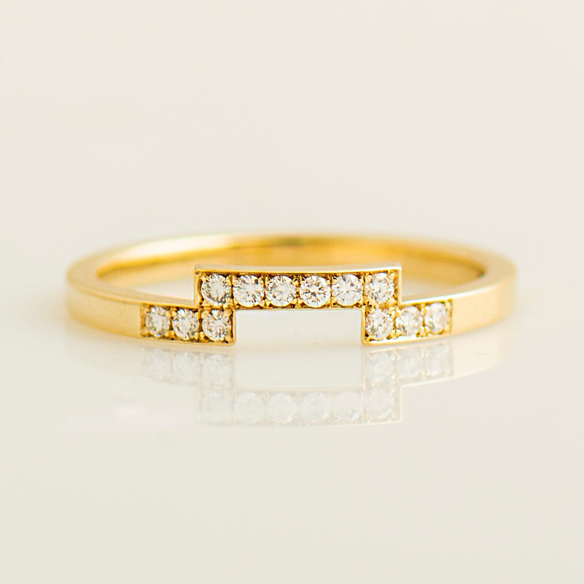Tetris Diamond Ring