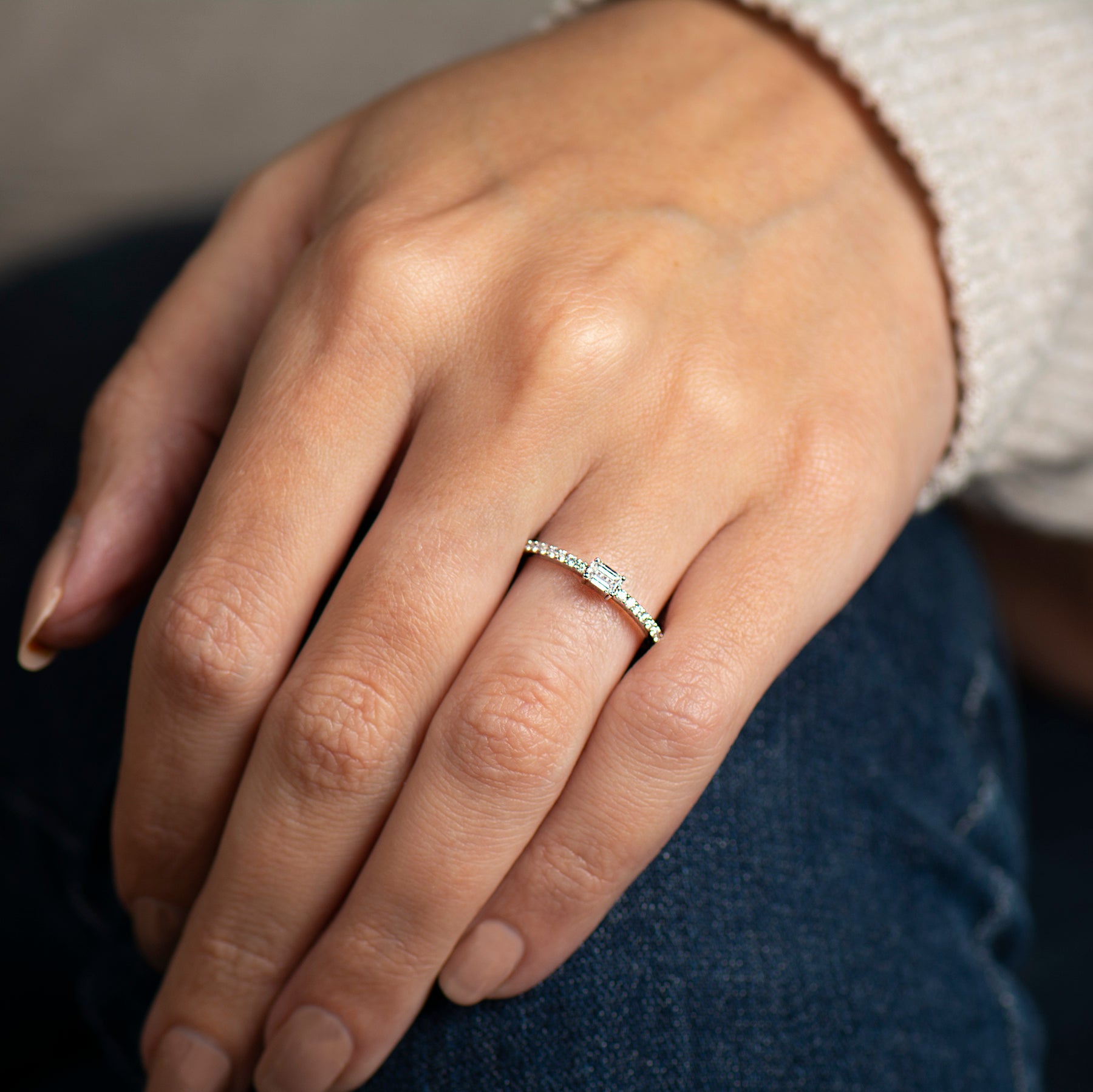 Emerald Diamond Ring