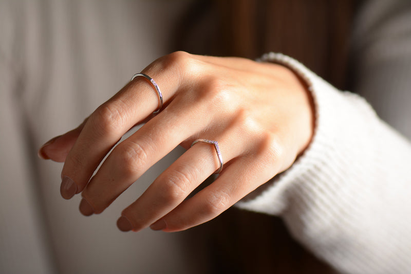 1.5 mm 2 Diamonds Ring