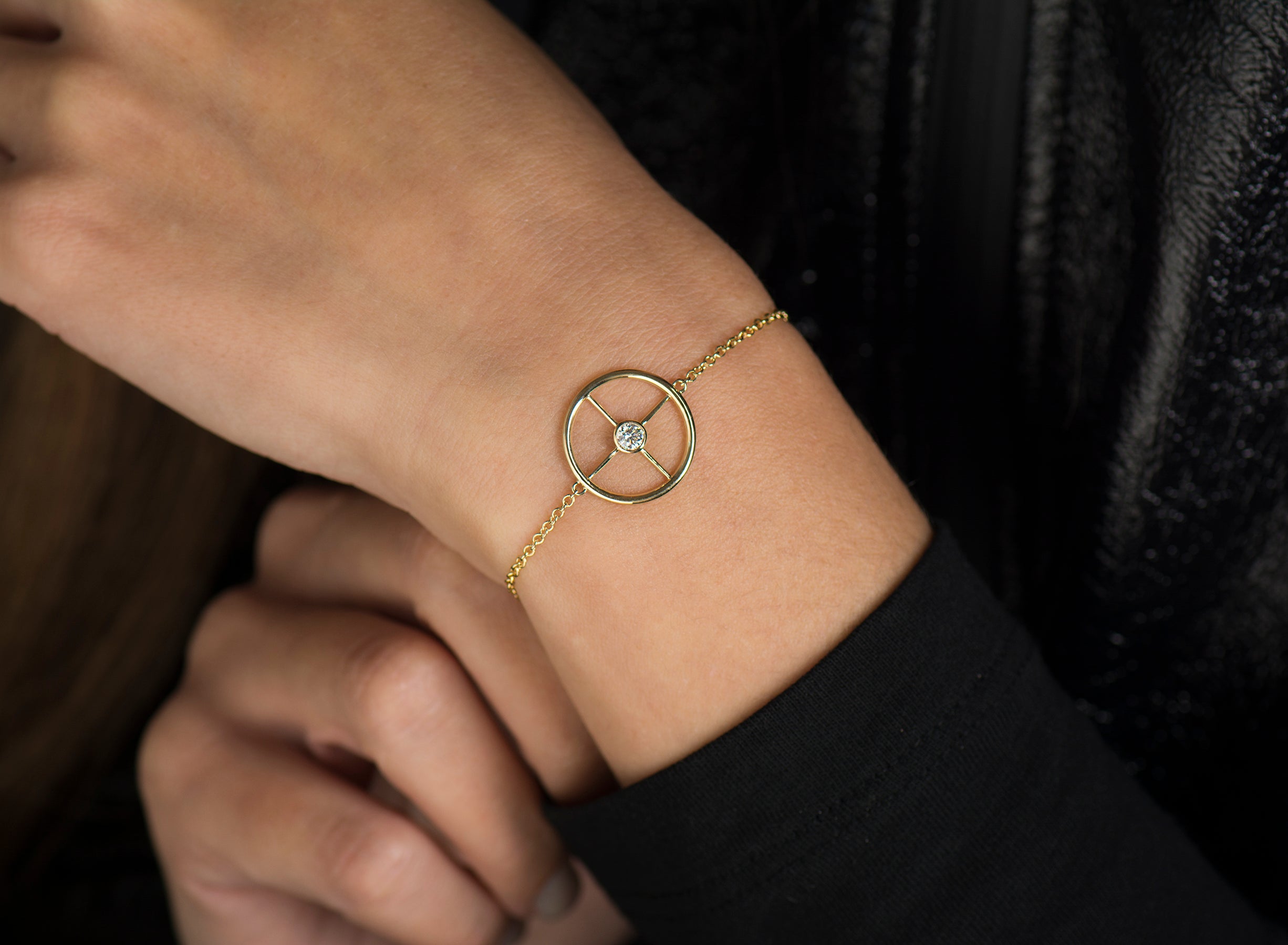 Circle Diamond Bracelet